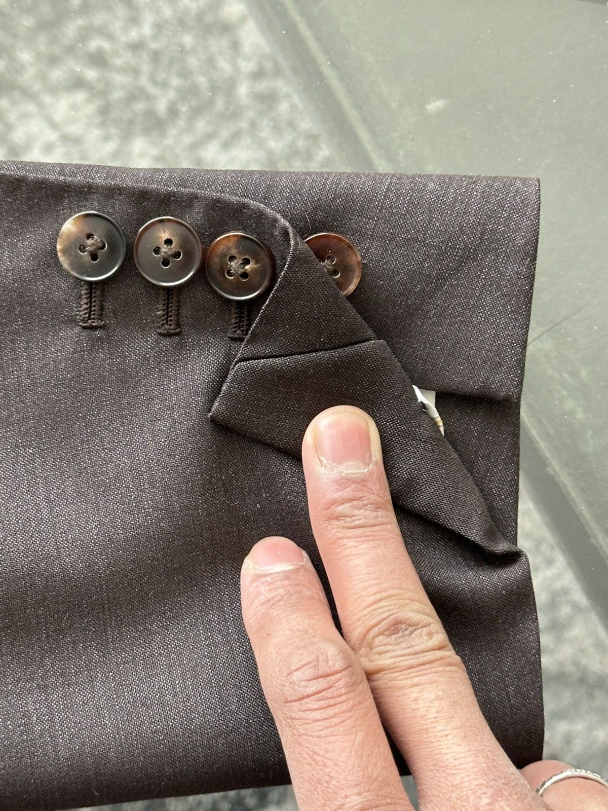 Duchamp London REEVES London (NYC) Bespoke Sample Suit Size 36R - 12 Thumbnail