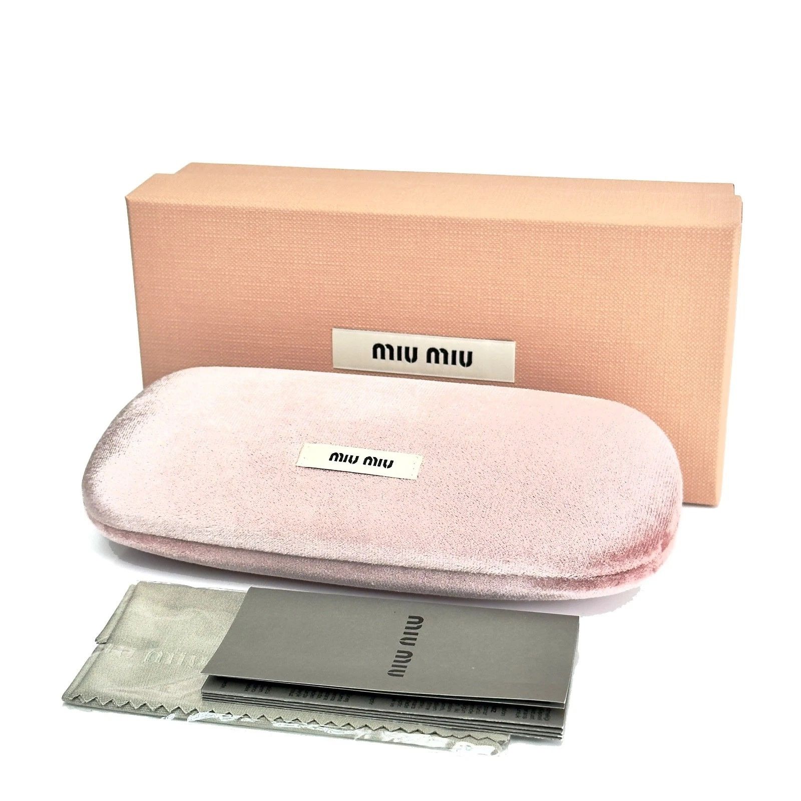 Miu Miu MIU MIU MU05SS NOIR SILK Cat Eye Peach Beige Gold Women 05S Size ONE SIZE - 10 Thumbnail