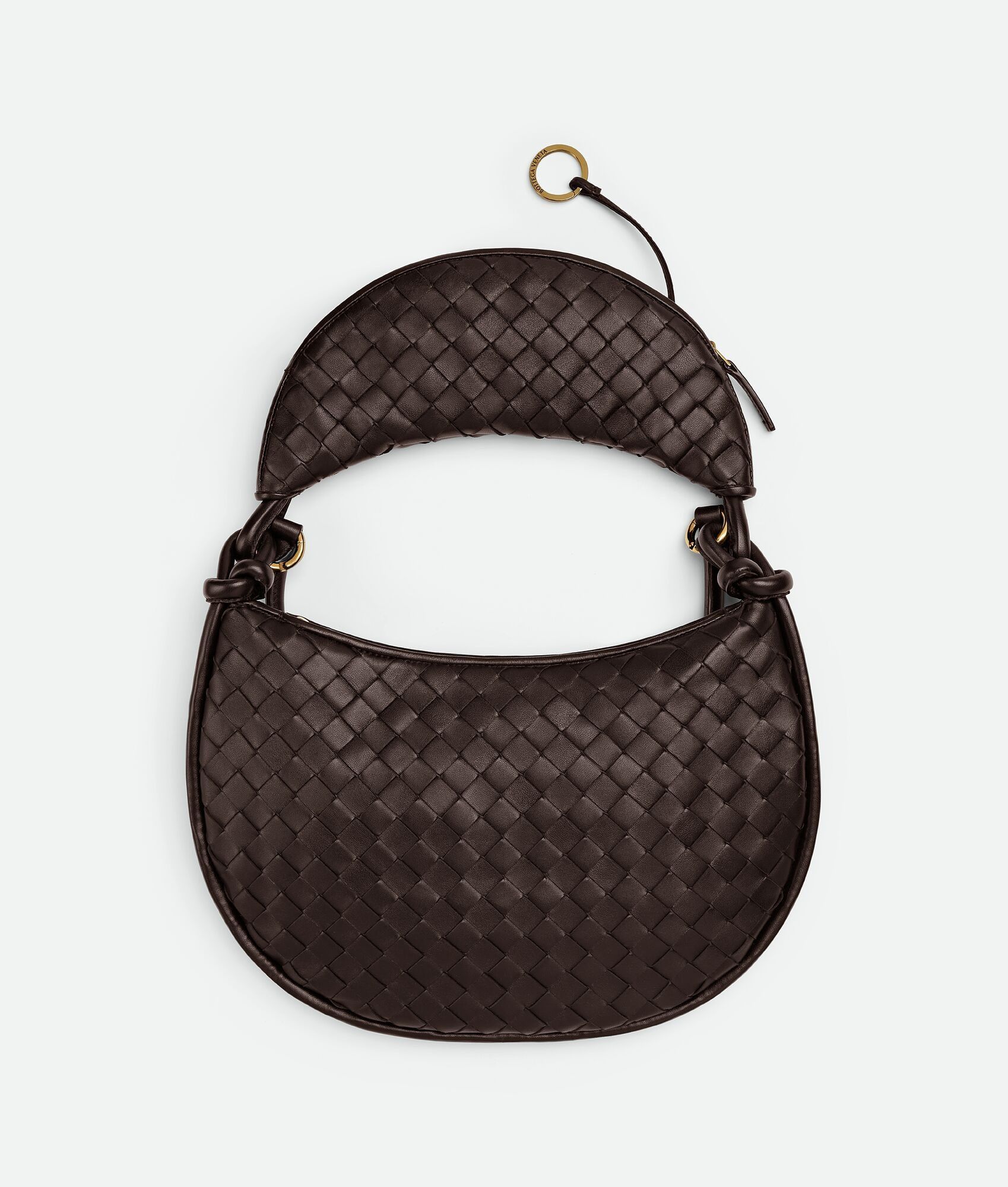 Bottega Veneta o1n1vont0325 Size: OS / Medium Gemelli Bag in Dark Brown Size ONE SIZE - 4 Thumbnail