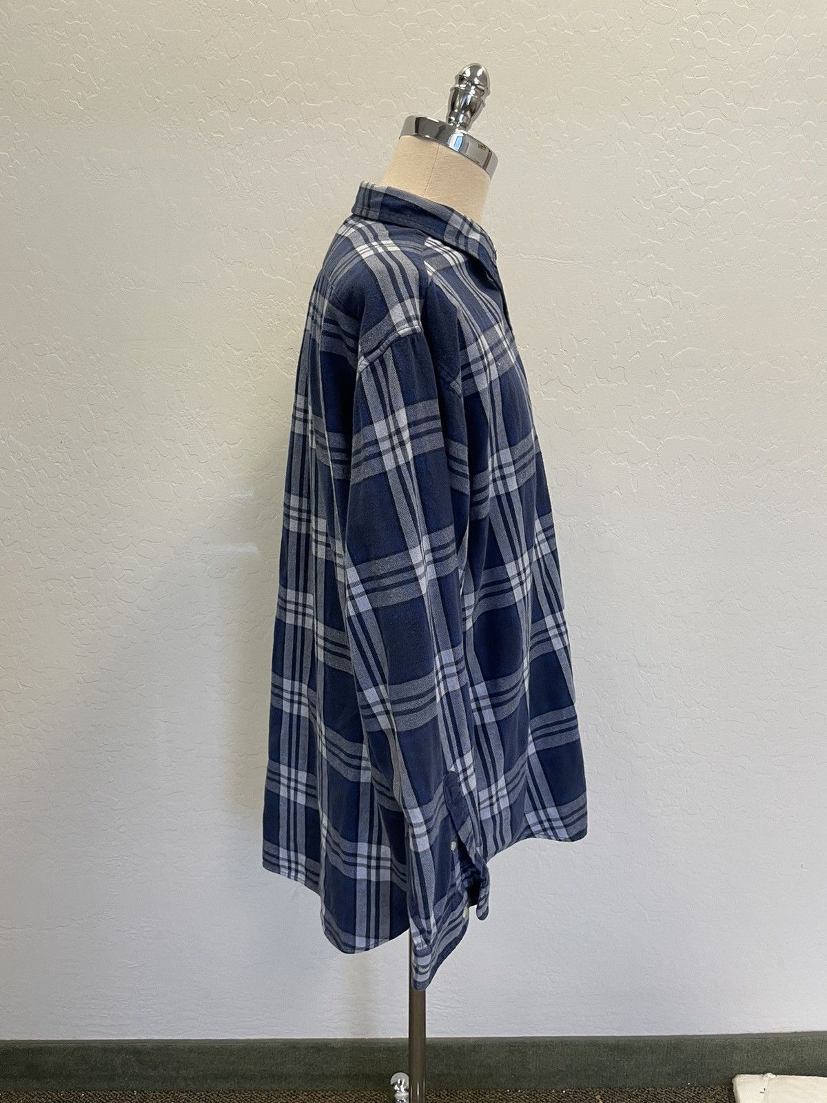 J.Crew × Vintage Vintage Cotton Flannel Shirt Size US XL / EU 56 / 4 - 3 Thumbnail