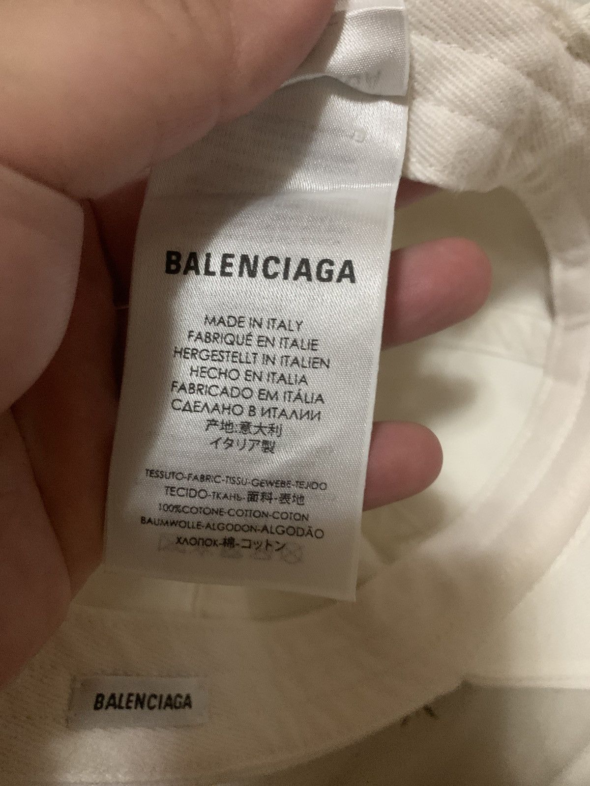 Balenciaga Balenciaga white hat Size ONE SIZE - 5 Thumbnail