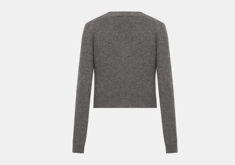Dior o1w1db10525 354W01 Twinset Sweater in Gray Size S / US 4 / IT 40 - 2 Thumbnail
