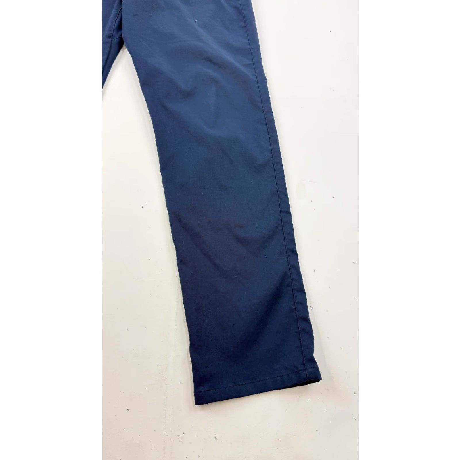Vintage Myles Pants Mens 2XL Navy Blue Performance Chino Polyester Straight Leg Front Zip Pockets Casual Travel Athletic Size US 39 - 2 Thumbnail
