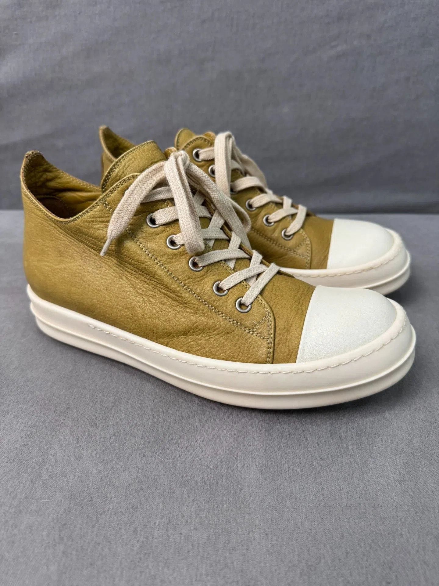 Rick Owens Rick Owens Converse Yellow US7 Used. Size US 7 / EU 40 - 2 Thumbnail