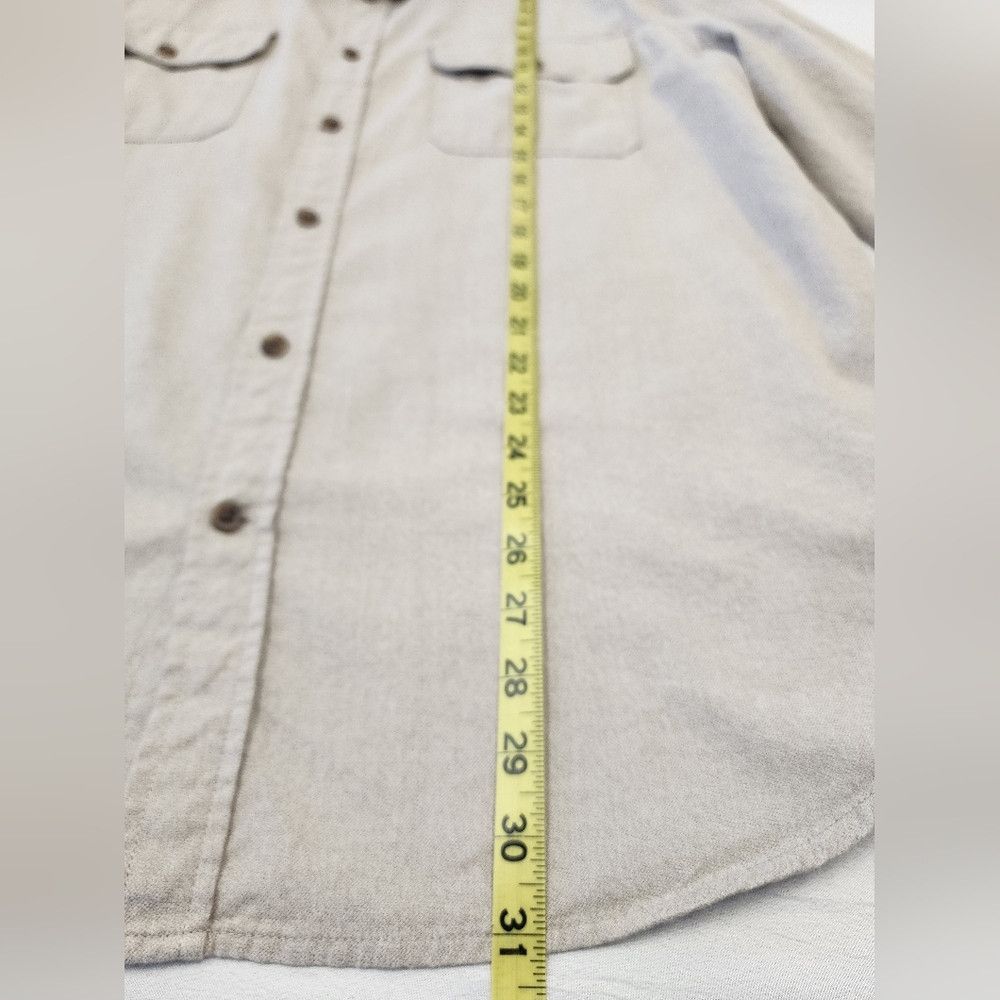 Other Mutual Weave Beige Button-Up Shirt Long Sleeve, sz XL Size US XL / EU 56 / 4 - 6 Thumbnail