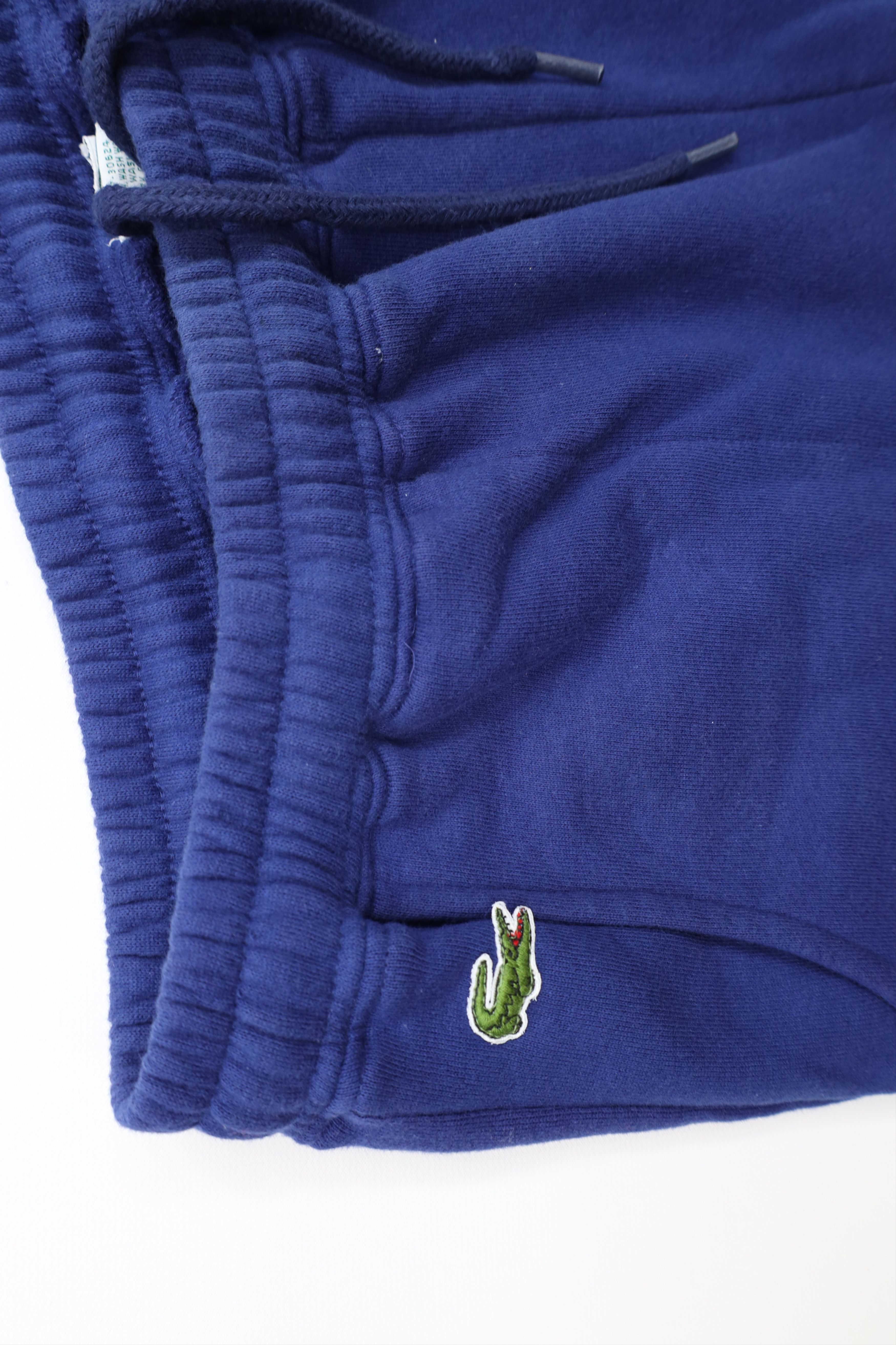 Lacoste Vintage 80s Izod Lacoste Sweatpants Joggers Pants Blue Size US 36 / EU 52 - 7 Thumbnail