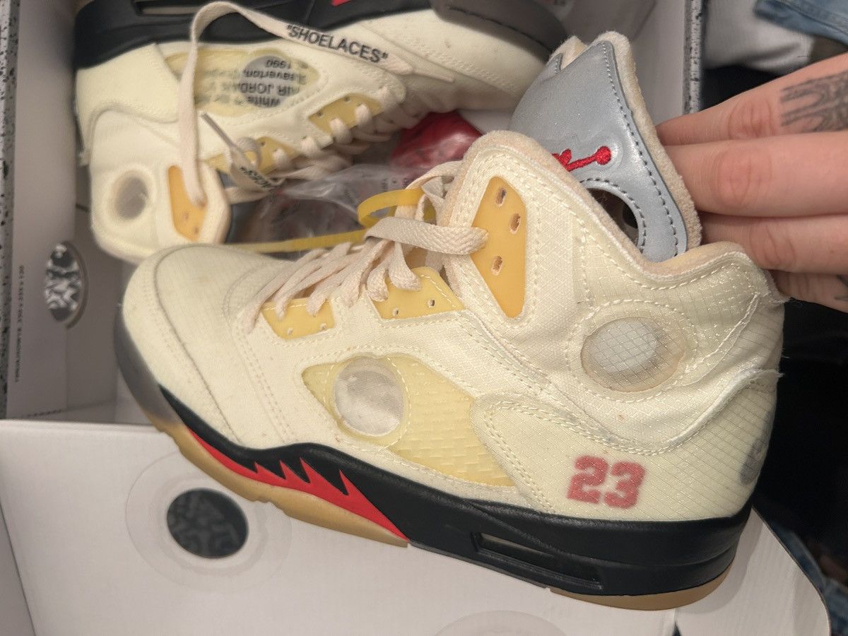Jordan Brand × Off-White Jordan 5 Off White Size US 8 / EU 41 - 1 Thumbnail