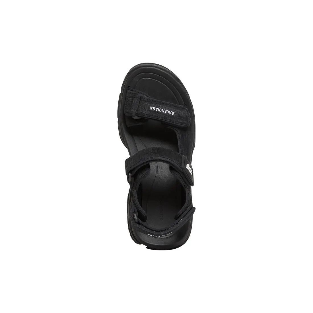 Balenciaga o1srvl11e0625 Tourist Sandals in Black Size US 6 / EU 39 - 6 Thumbnail