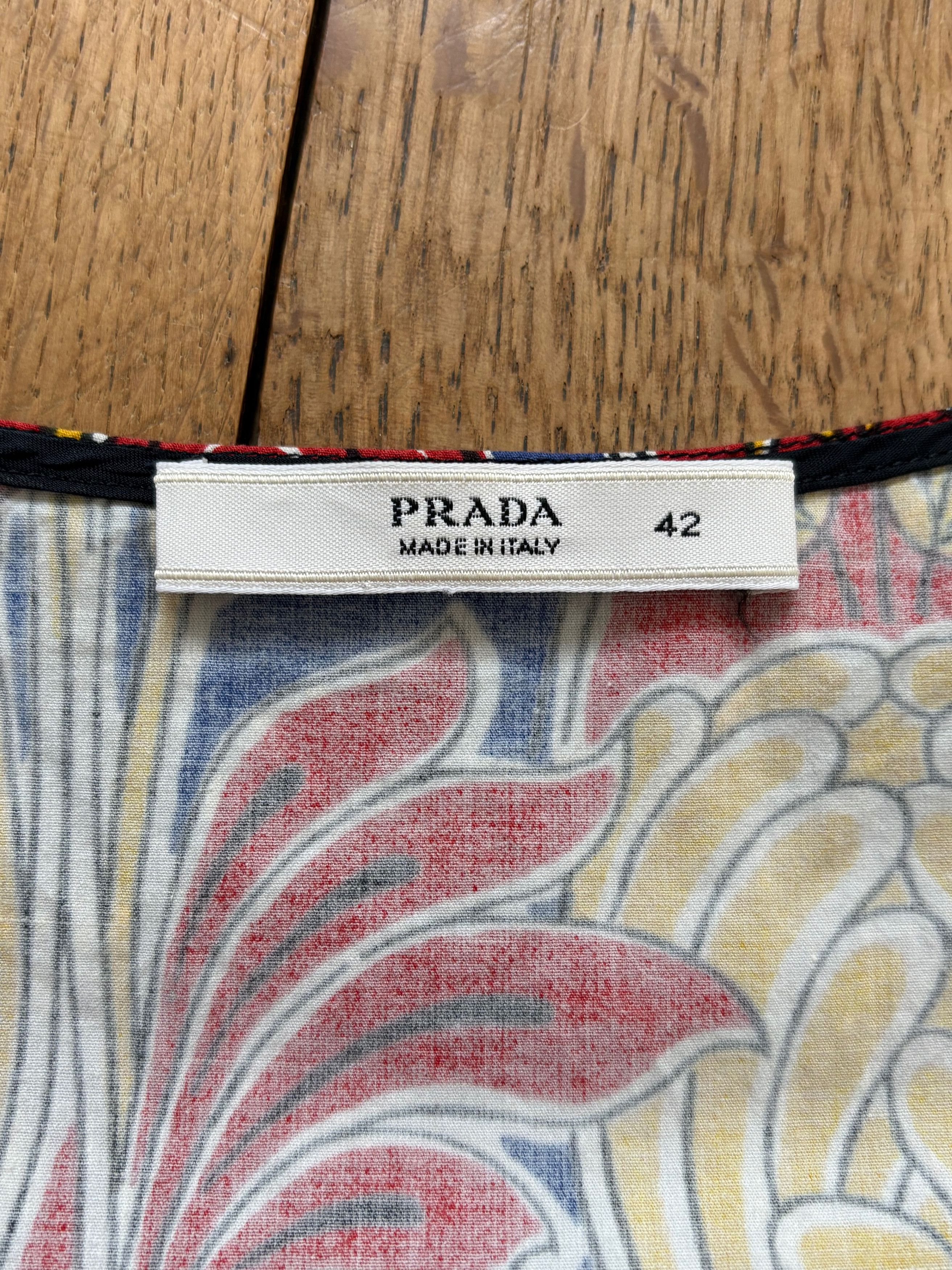 Prada Prada womens multicolor floral print dress Size M / US 6-8 / IT 42-44 - 4 Thumbnail