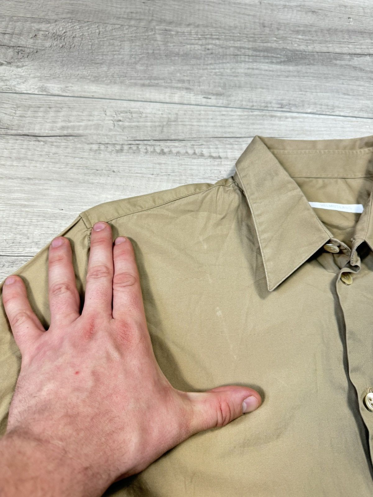 Helmut Lang Vintage Archive Helmut Lang Shirts Button Up Size US M / EU 48-50 / 2 - 9 Thumbnail