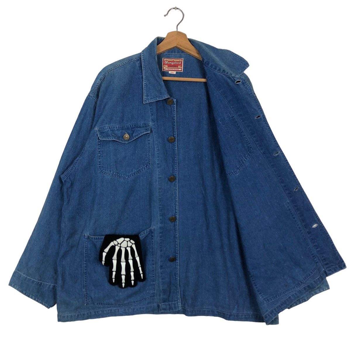 Japanese Brand 🔥90s Vintage Chore Denim Work Jacket Tomy Curt Issey Miyake Size US M / EU 48-50 / 2 - 9 Thumbnail