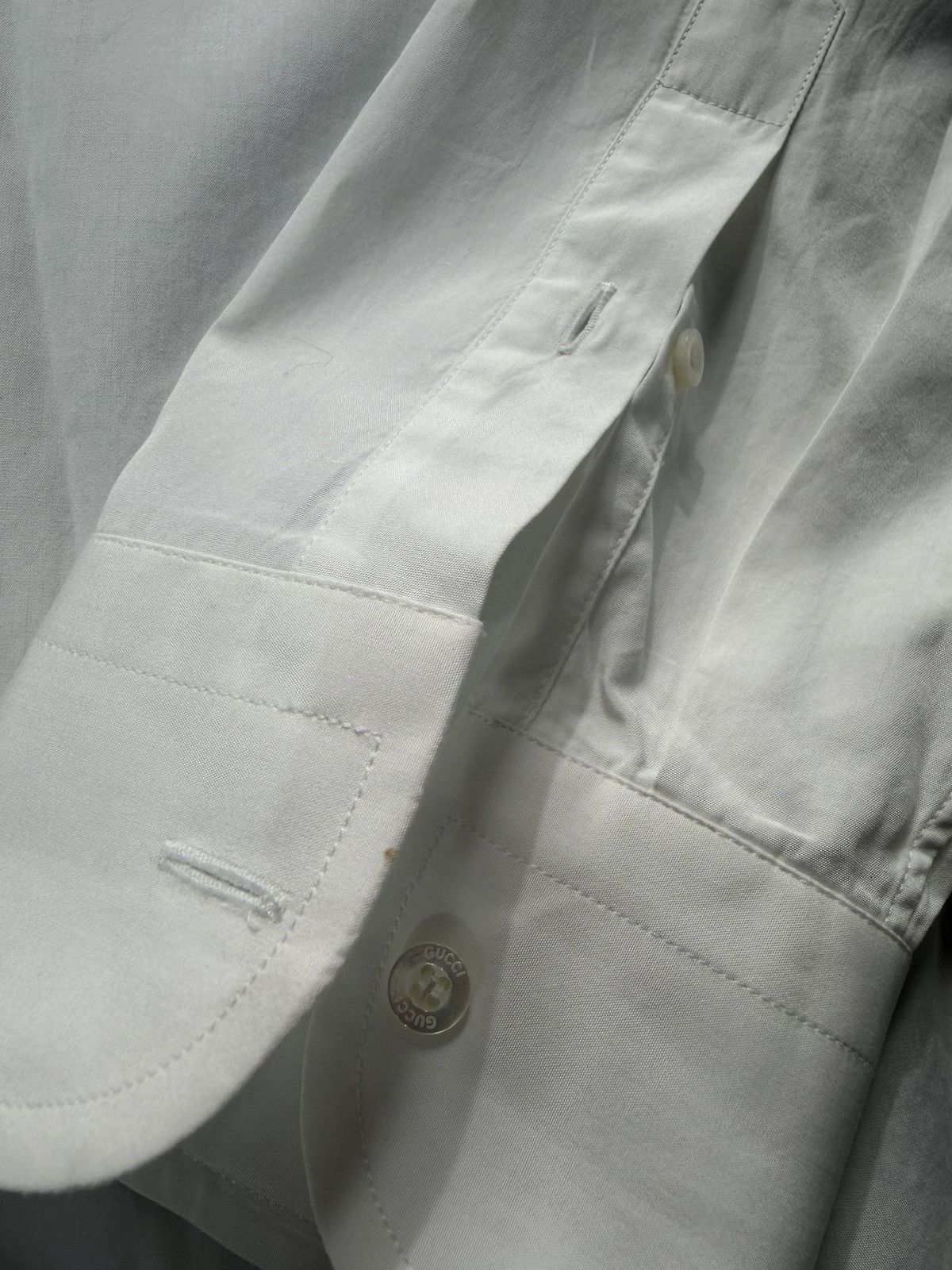 Gucci Gucci Floral Embroidered Collar Dress Shirt Made In Italy Size US XL / EU 56 / 4 - 3 Thumbnail