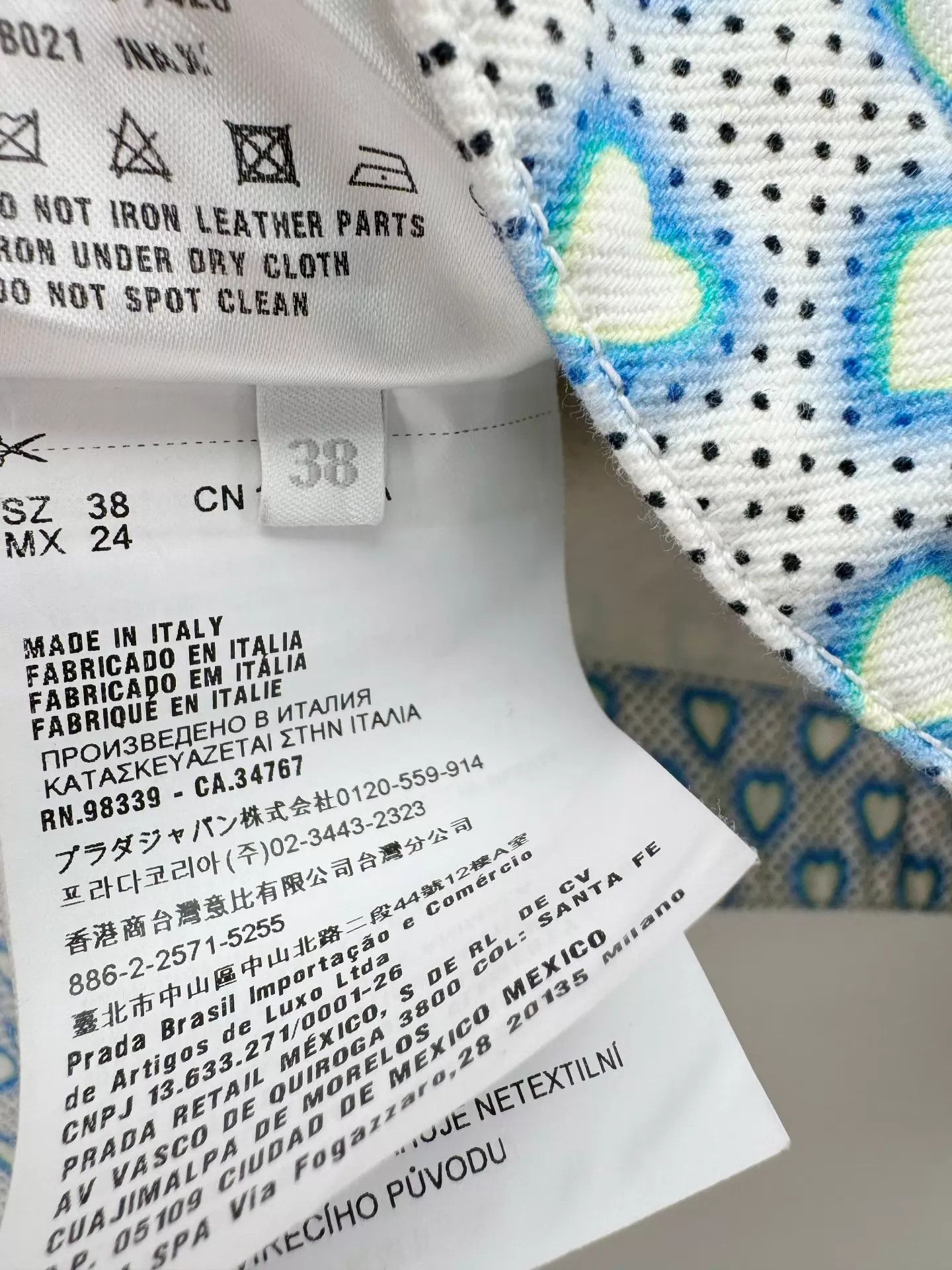 Miu Miu MIU MIU Women's Polka Dot Denim Jacket 38 With Tags Size XS / US 0-2 / IT 36-38 - 6 Thumbnail