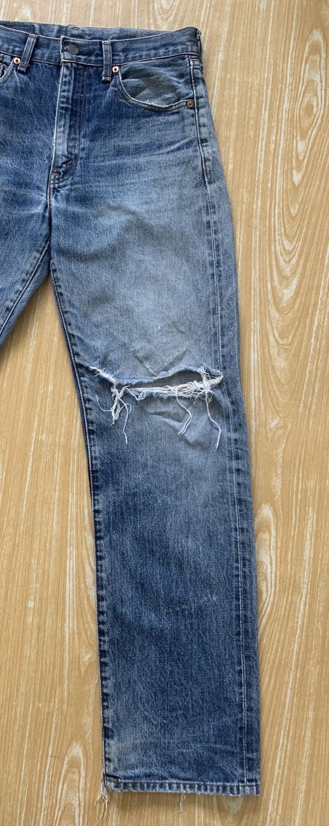 Levi's Rare.. Distressed Levi’s 502 Big E Made In Japan Size US 28 / EU 44 - 5 Thumbnail