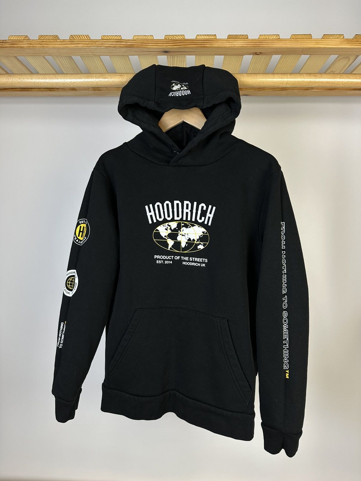 Hoodrich × Trapstar London Hoodrich Big Logo Black Hoodie Size US M / EU 48-50 / 2 - 1 Thumbnail