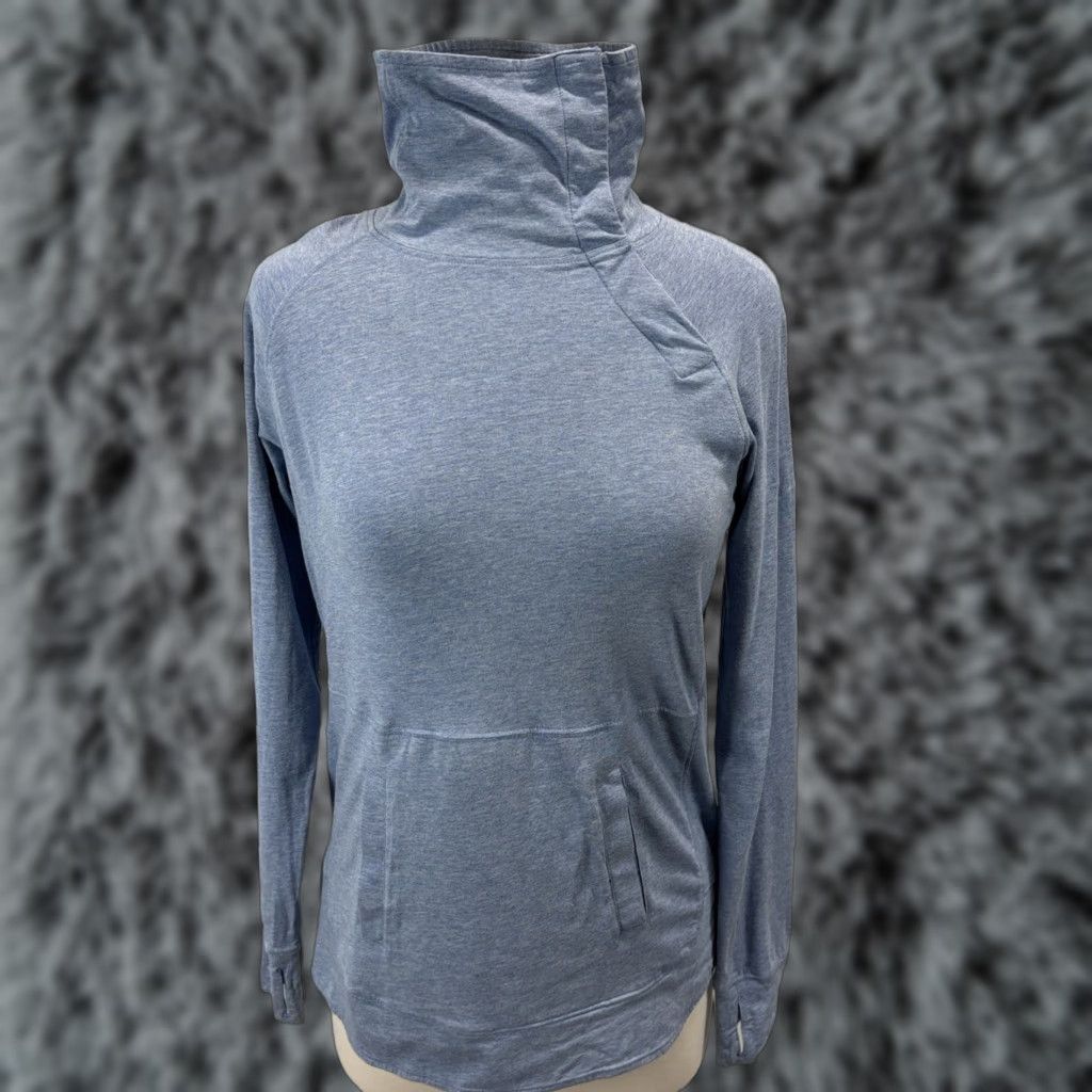 Vintage Coolibar UV Protection Women's Sea Breeze Funnel Neck Top Long Sleeve XS Blue Sun Protective Casual Womens Size XS / US 0-2 / IT 36-38 - 1 Thumbnail