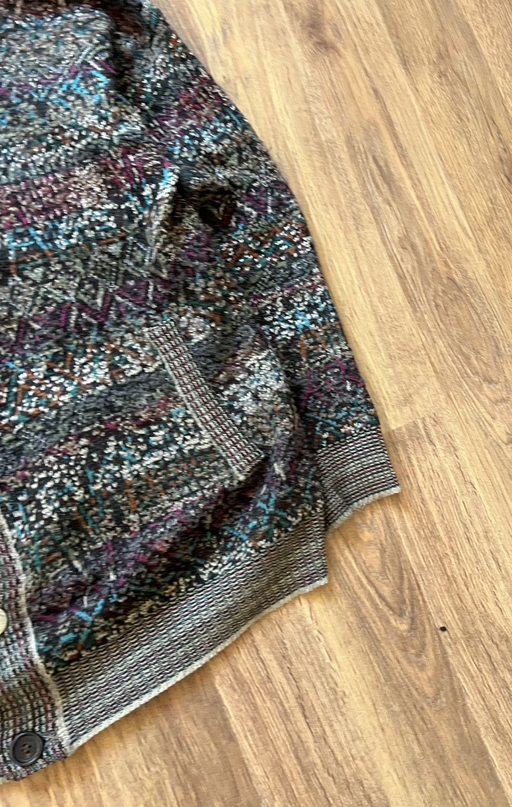 Vintage College by Ilaria Cazzaniga Knit Cardigan (Made in Italy) Size L / US 10 / IT 46 - 3 Thumbnail