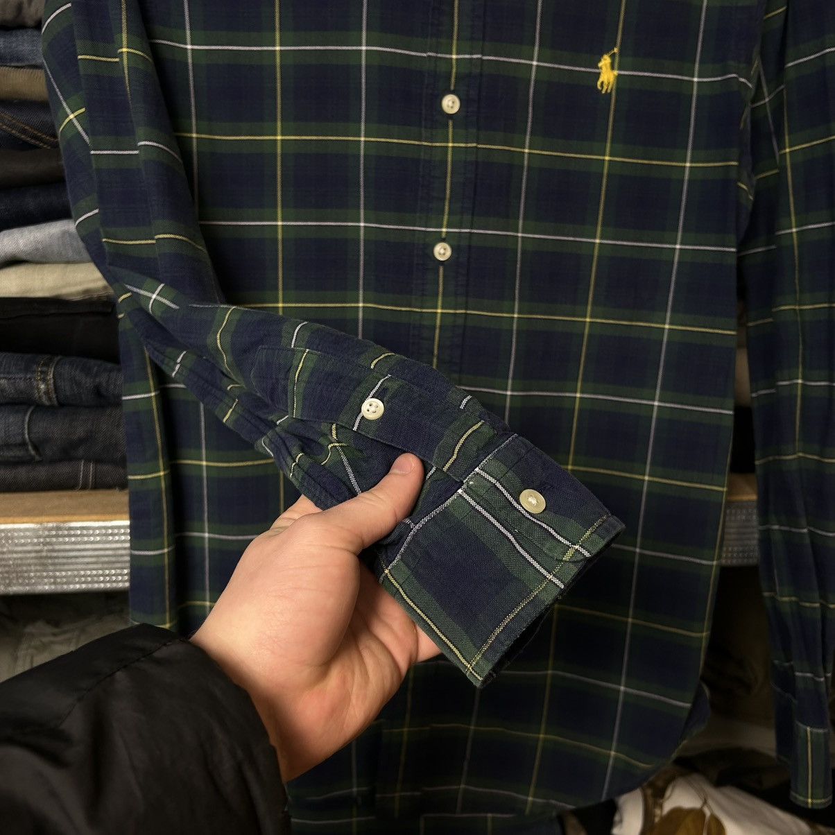 Polo Ralph Lauren Mens Polo Ralph Lauren Small PonyIn In Cage button up shirt Size US XS / EU 42 / 0 - 5 Thumbnail