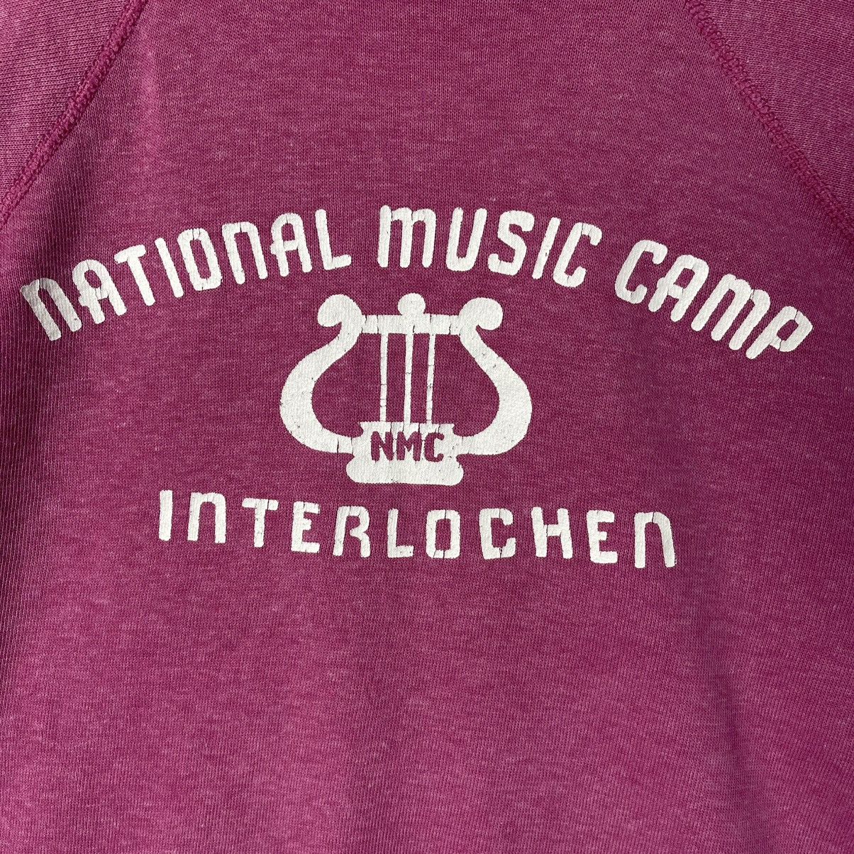Vintage Vintage National Music Camp Interlochen Raglan Sweatshirt Size M / US 6-8 / IT 42-44 - 3 Thumbnail