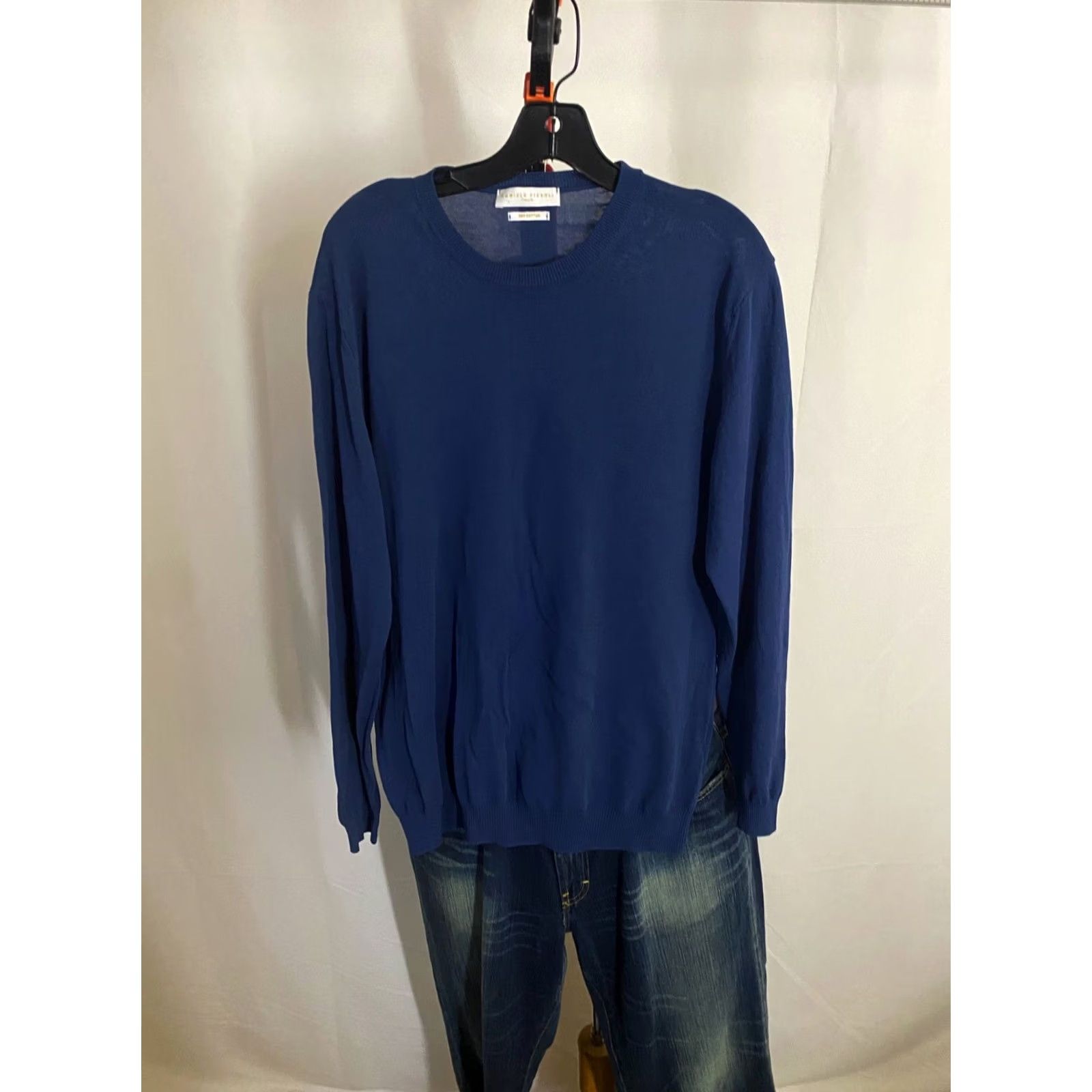 Daniele Fiesoli Daniele Fiesoli Italy Bluish Ctn Light Weight Sweater Shirt XL Extra Large Size US XL / EU 56 / 4 - 2 Thumbnail