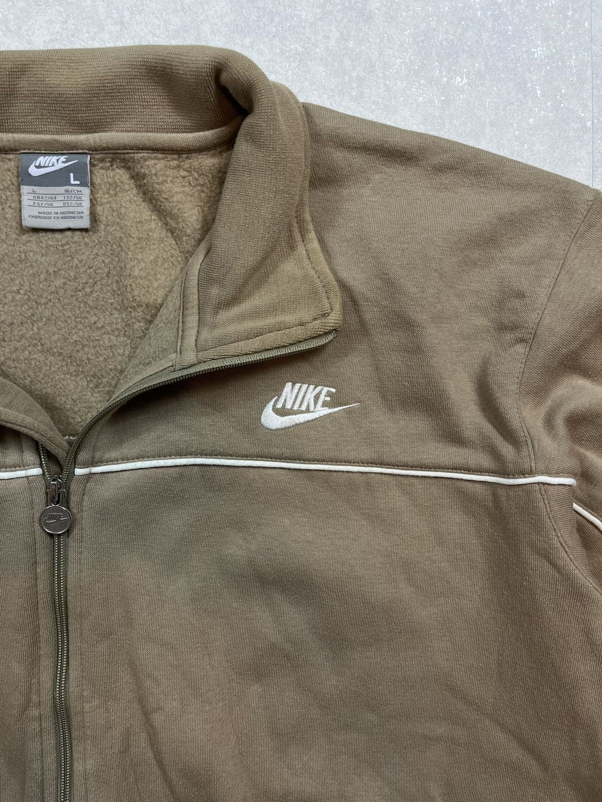 Nike × Vintage 00s Nike Retro Logo Vintage Y2K Oversized Track Jacket Size US L / EU 52-54 / 3 - 2 Thumbnail
