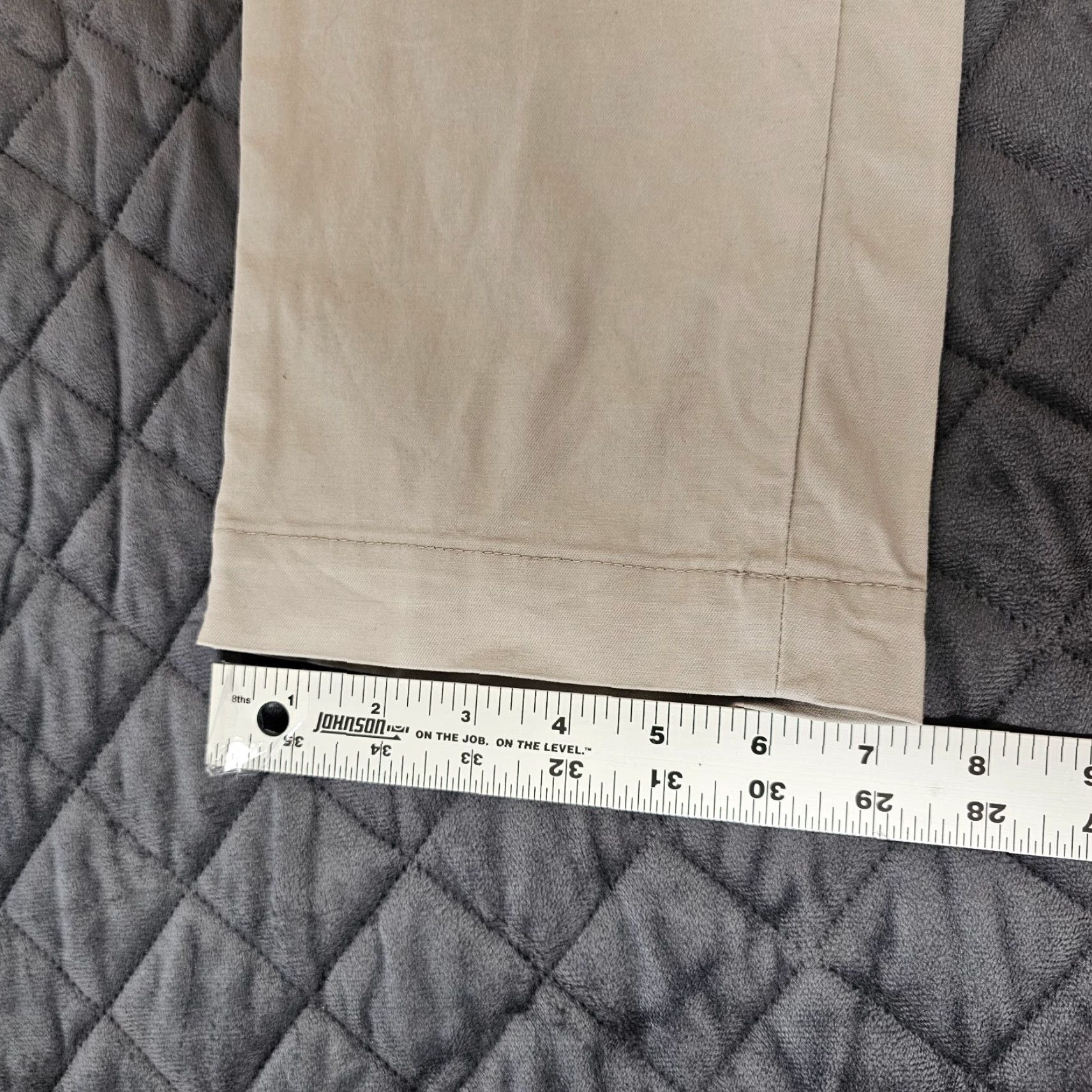 Banana Republic Banana Republic Men Pants 33x32 Beige Aiden Chino Straight Mid Rise Slash Pocket Size US 33 - 7 Thumbnail