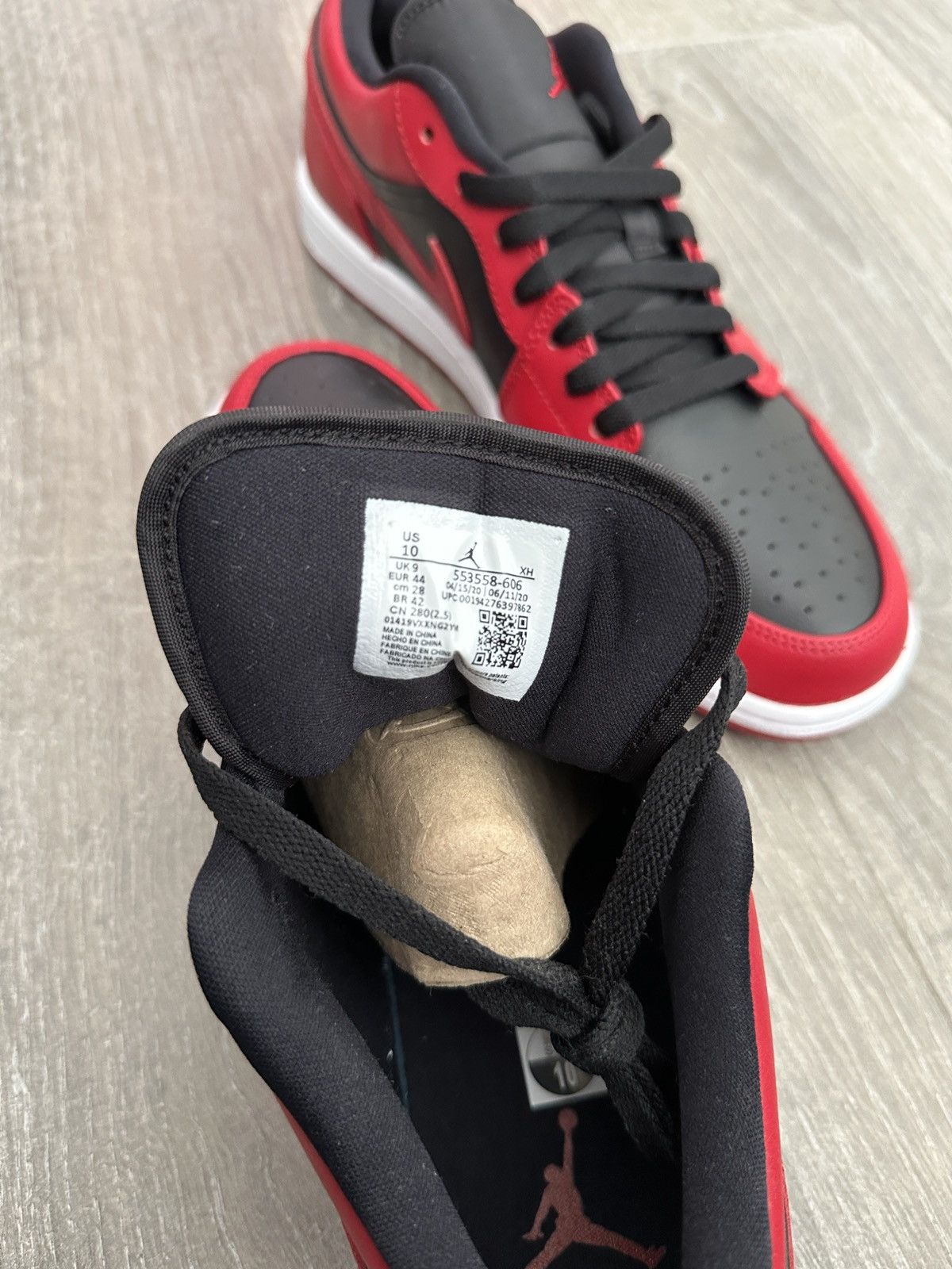 Nike Nike Air Jordan 1 Low “Reverse Bred” 2020 Men’s Size 10 Size US 10 / EU 43 - 6 Thumbnail