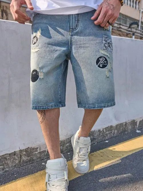 Japanese Brand × Vintage VINTAGE RETRO shorts jorts DRIP rap Y2K Size US 36 / EU 52 - 3 Thumbnail
