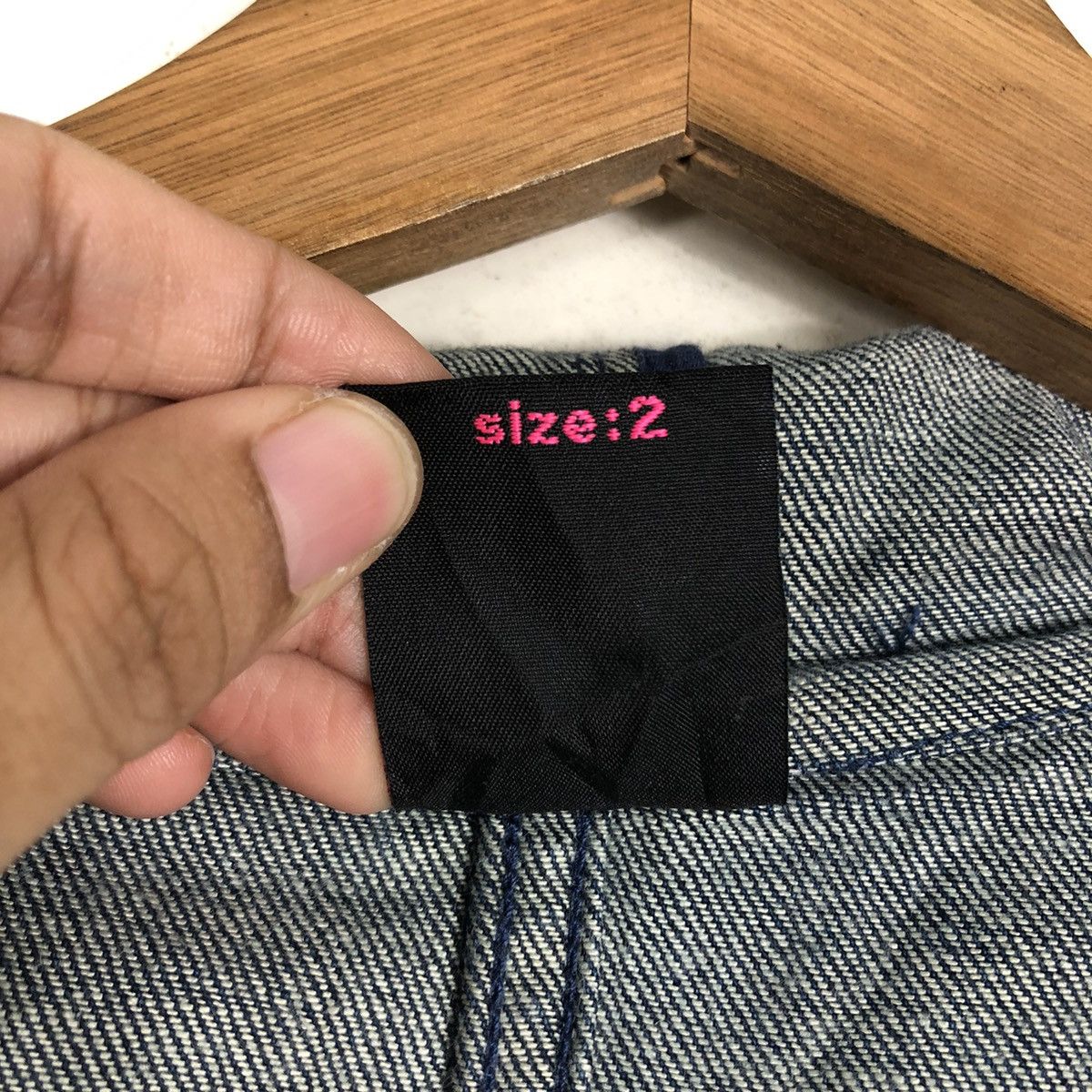 Japanese Brand 🔥Fish Tail Denim Parka Jacket X-Girl Japan Bondage Biker Size US M / EU 48-50 / 2 - 19 Thumbnail