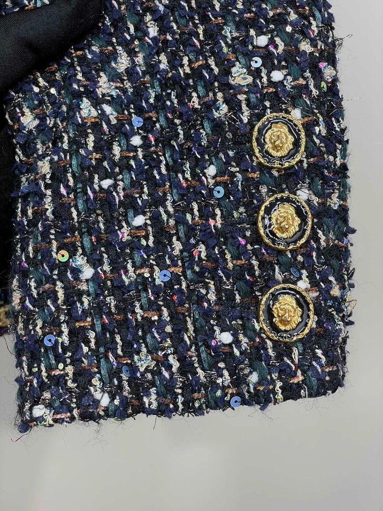 Chanel Chanel Women's Castle Woven Sequin Coat Size XS / US 0-2 / IT 36-38 - 3 Thumbnail