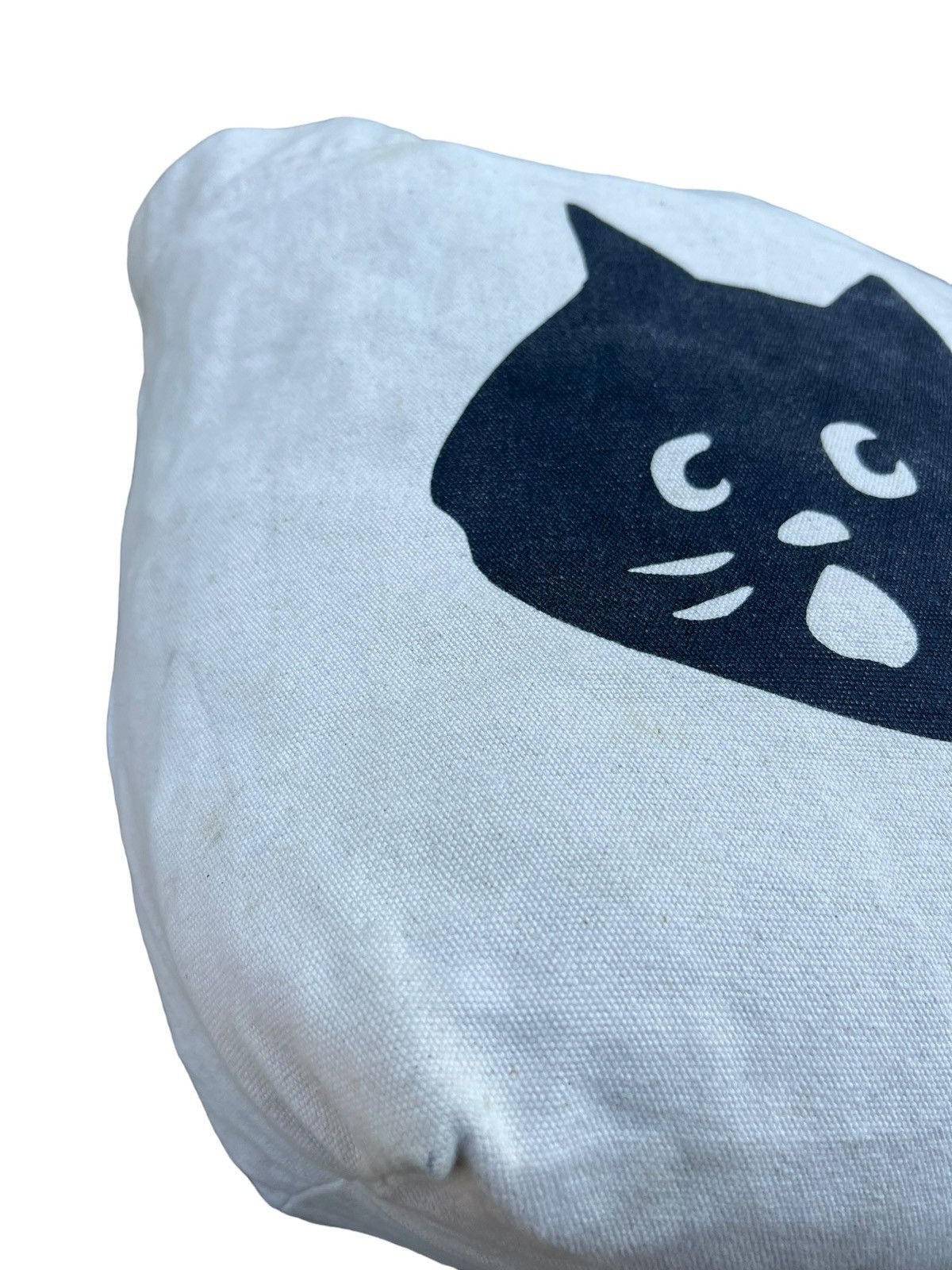 Issey Miyake Ne-net Iconic Cat Logo Canvas Cotton tote Bag Size ONE SIZE - 4 Thumbnail