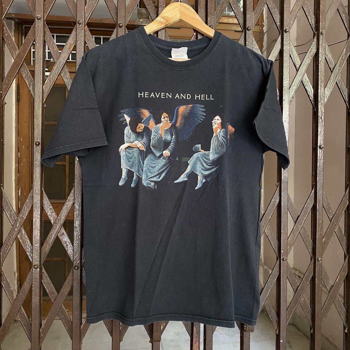 Band Tees Vintage Black Sabbath "Heaven and Hell" album cover t-shirt Size US M / EU 48-50 / 2 - 1 Thumbnail
