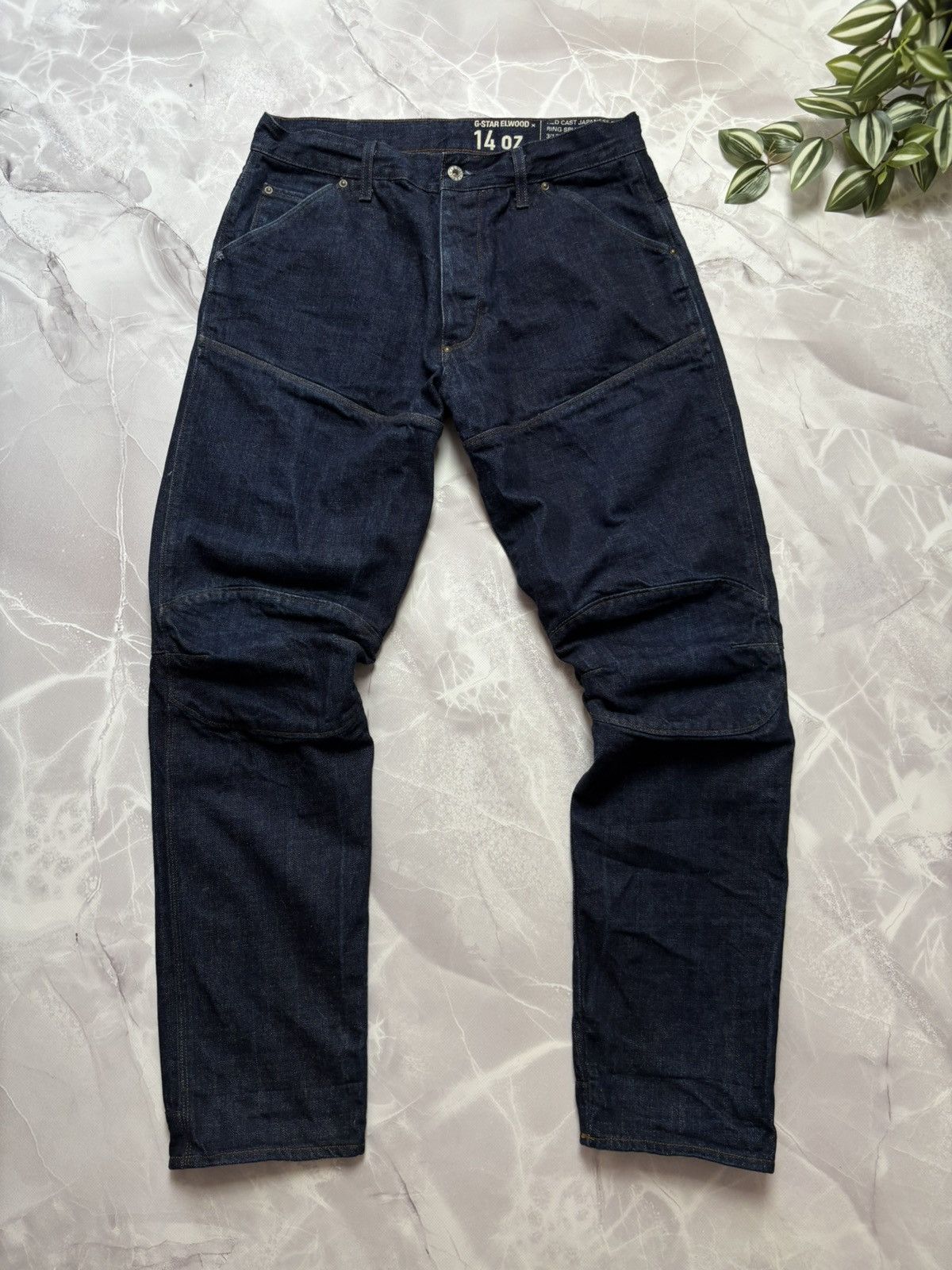 G-Star G-Star Elwood x 14 oz Red Listing Selvedge 3D 34x32 Size US 34 / EU 50 - 3 Thumbnail