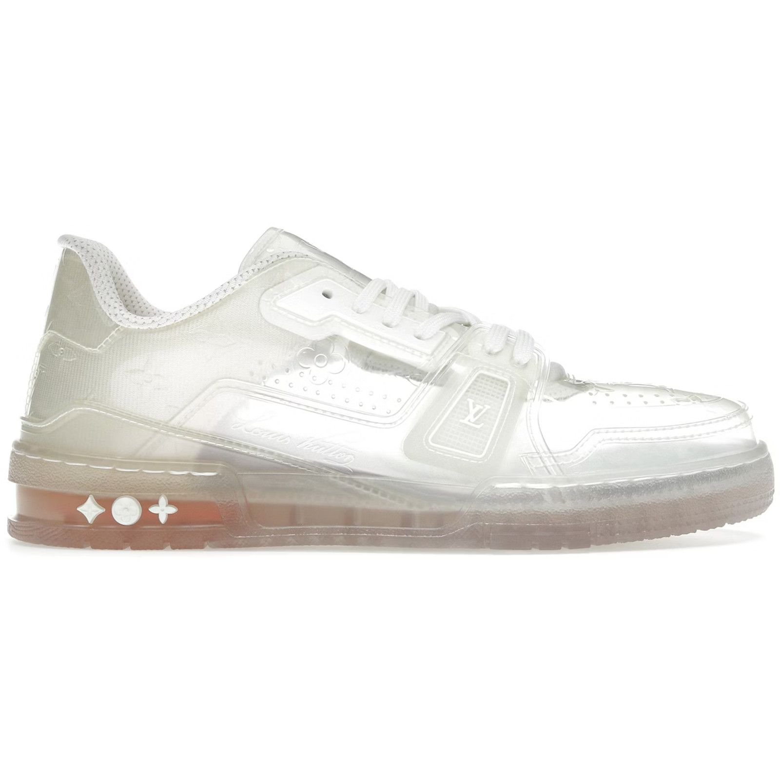 Louis Vuitton Louis Vuitton Transparent Clear PVC Logo Low Top Trainer Size US 9 / EU 42 - 1 Thumbnail