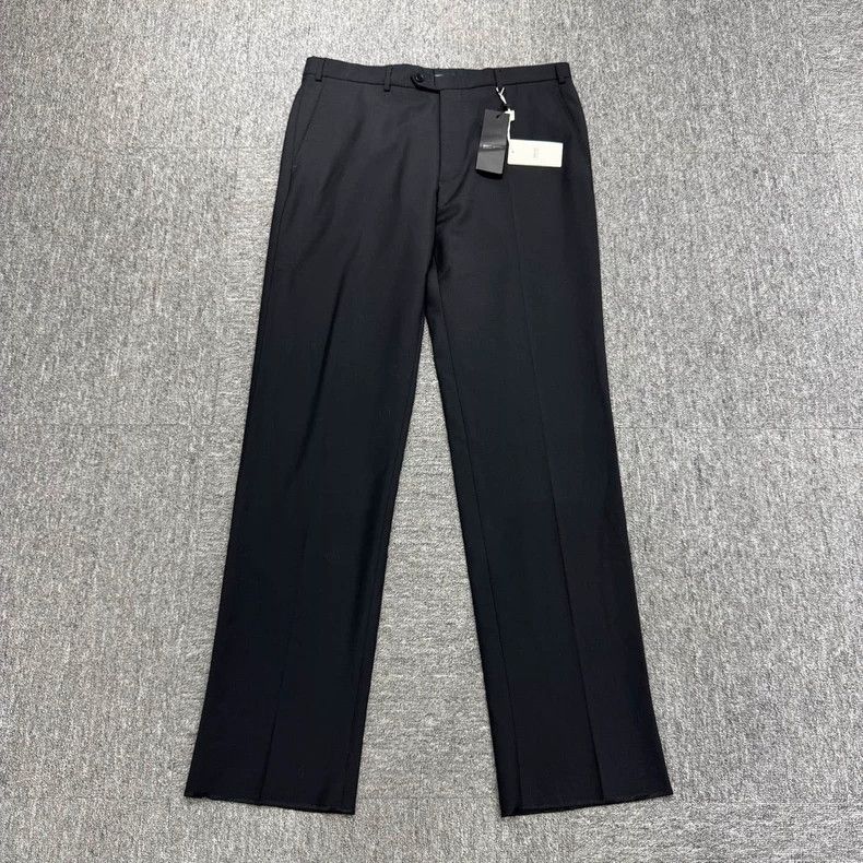Emporio Armani Armani Black Wool Casual Pants Size US 36 / EU 52 - 1 Thumbnail