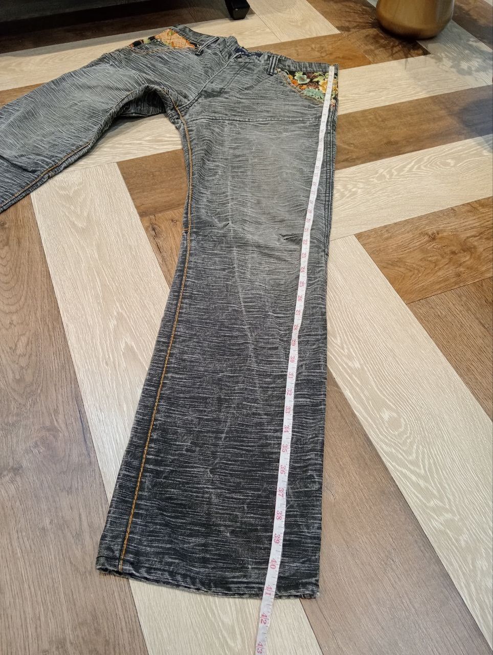Japanese Brand JAPANESE BLUE TRICK SUKAJAN DENIM PANTS Size US 34 / EU 50 - 15 Thumbnail