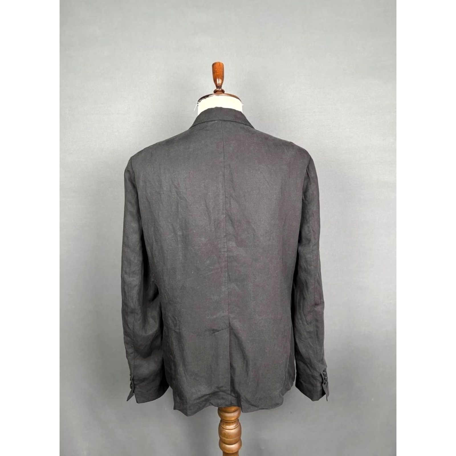 Allsaints Allsaints Blazer Shirt Black Lyocell Button Formal Jacket, Mens, Size 44, Regular, Coat, Solid, All Seasons, Breathable, Pockets, Classic Modern Size US XXL / EU 58 / 5 - 2 Thumbnail