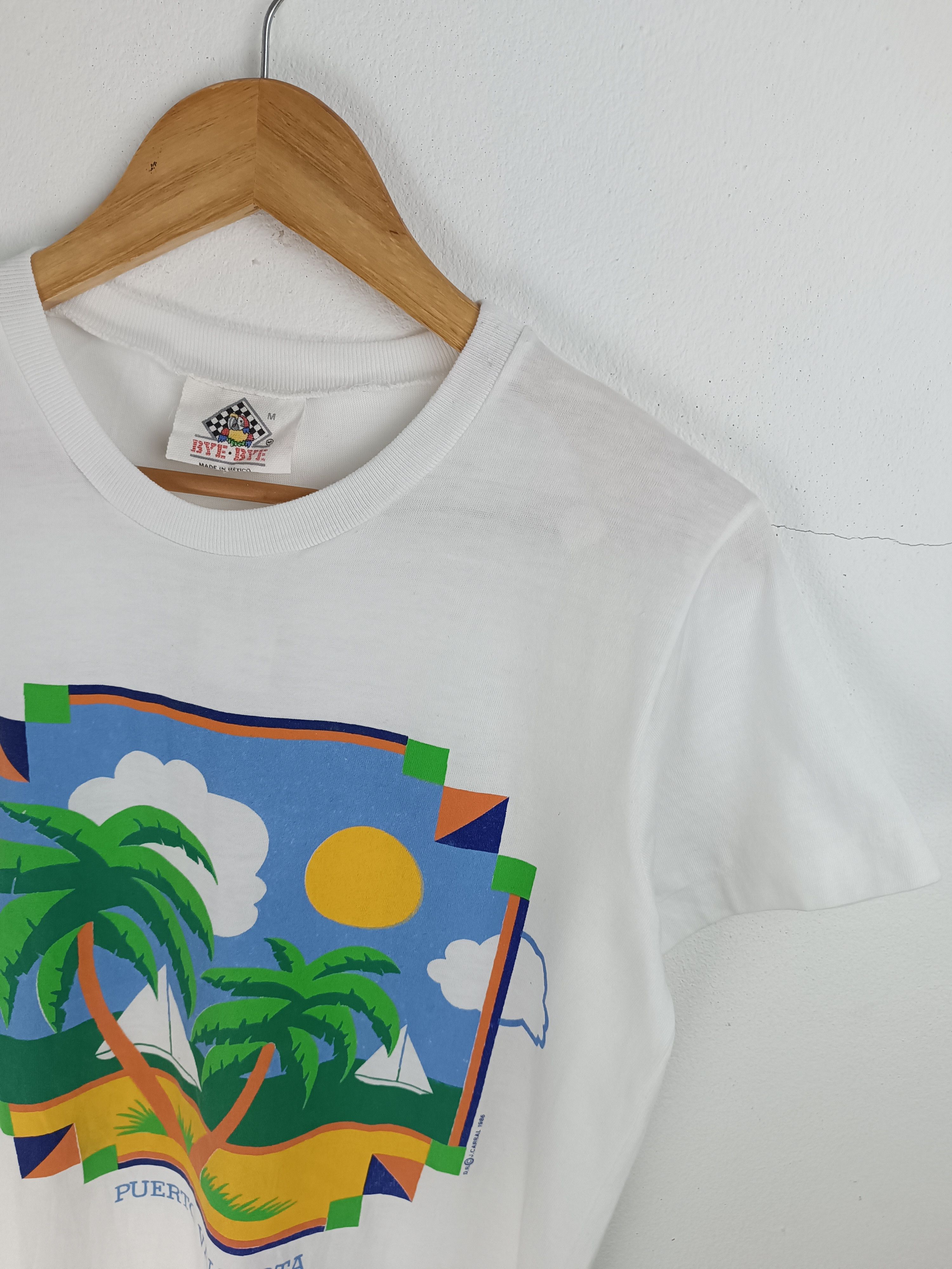 Vintage VINTAGE 80'S PUERTO VALLARTA 1986 TEES VERY RARE Size US M / EU 48-50 / 2 - 12 Thumbnail