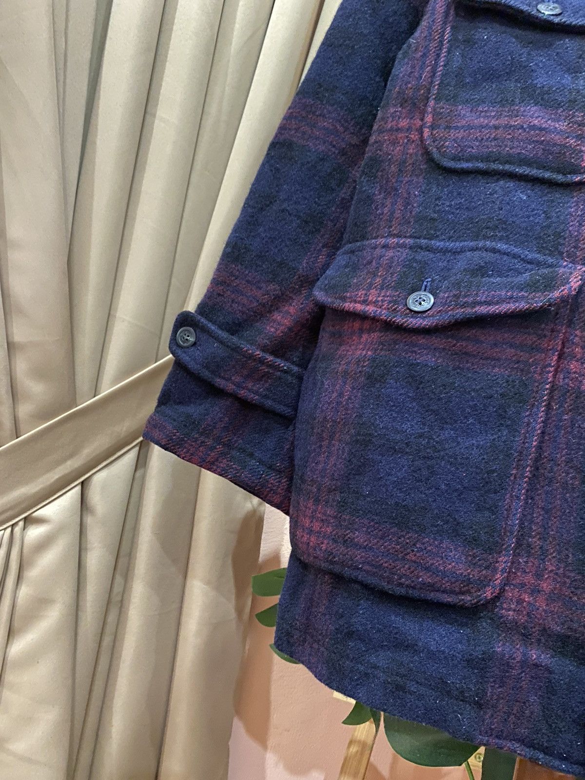 Japanese Brand New Yorker Woolen Plaid Jacket, Medium - Classic Style Size US M / EU 48-50 / 2 - 9 Thumbnail