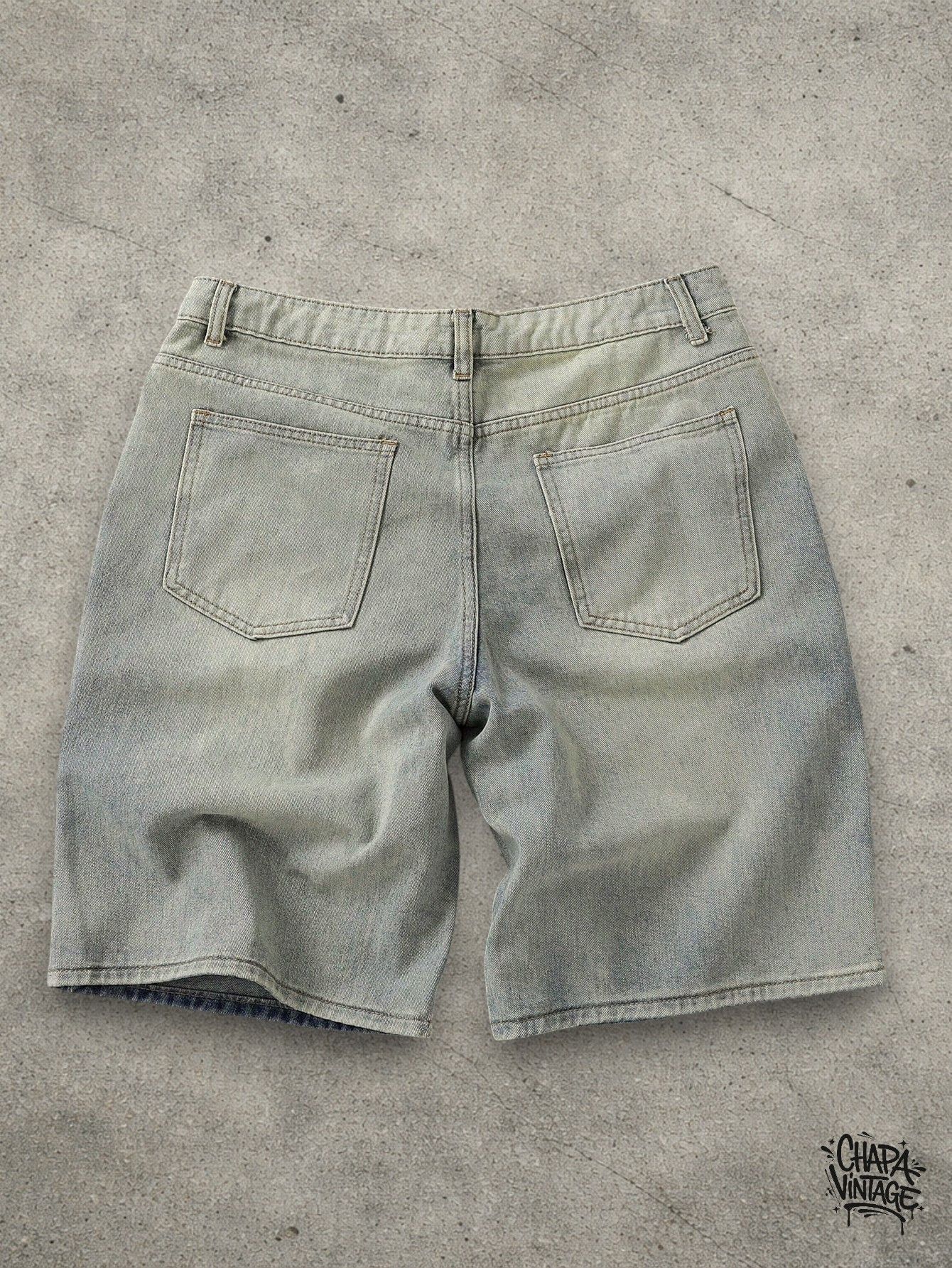 Japanese Brand Washed jeans shorts Size US 32 / EU 48 - 2 Thumbnail