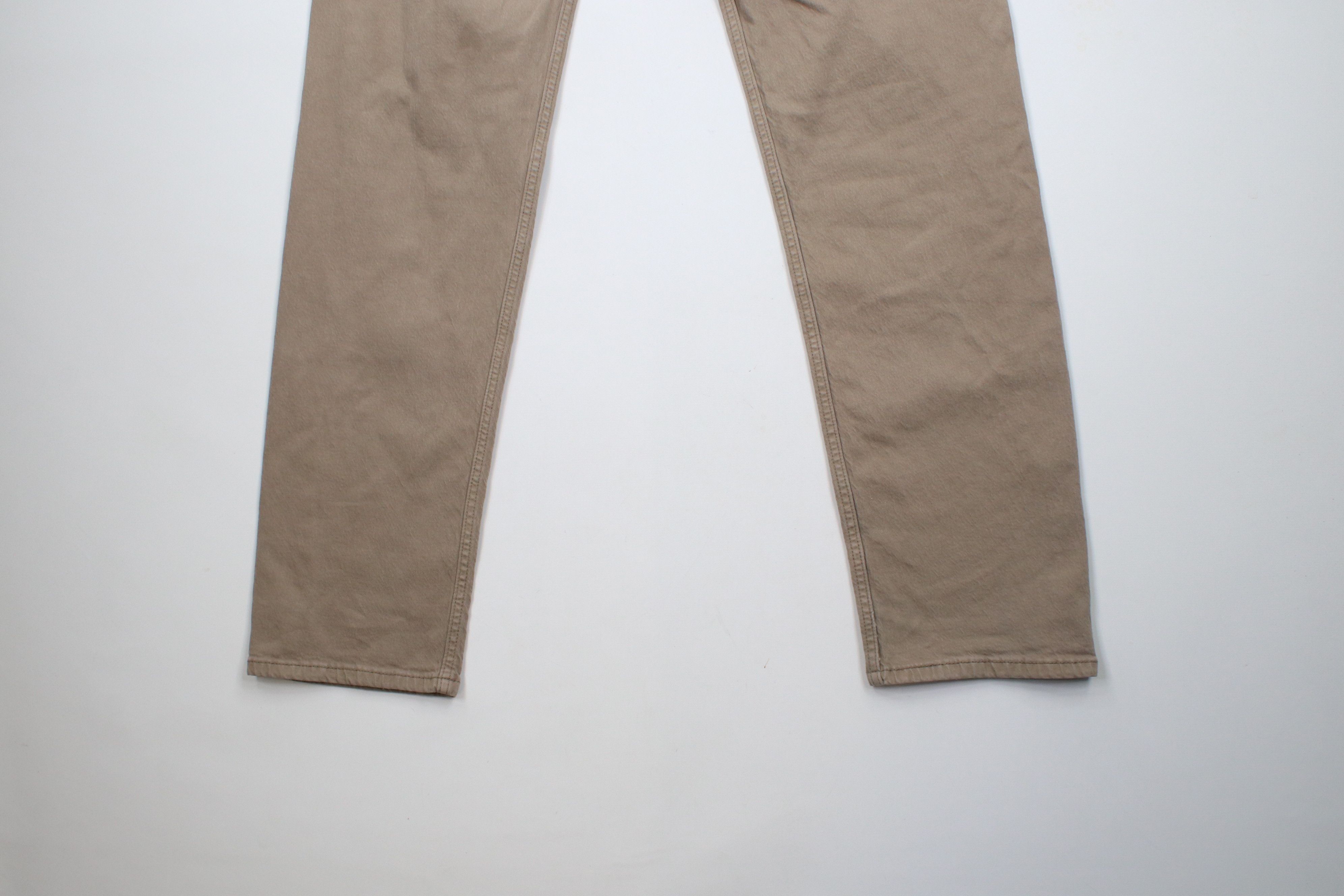 Levi's × Vintage Vintage Y2K Levis 505 Stretch Regular Fit Denim Jeans Beige Size US 36 / EU 52 - 13 Thumbnail