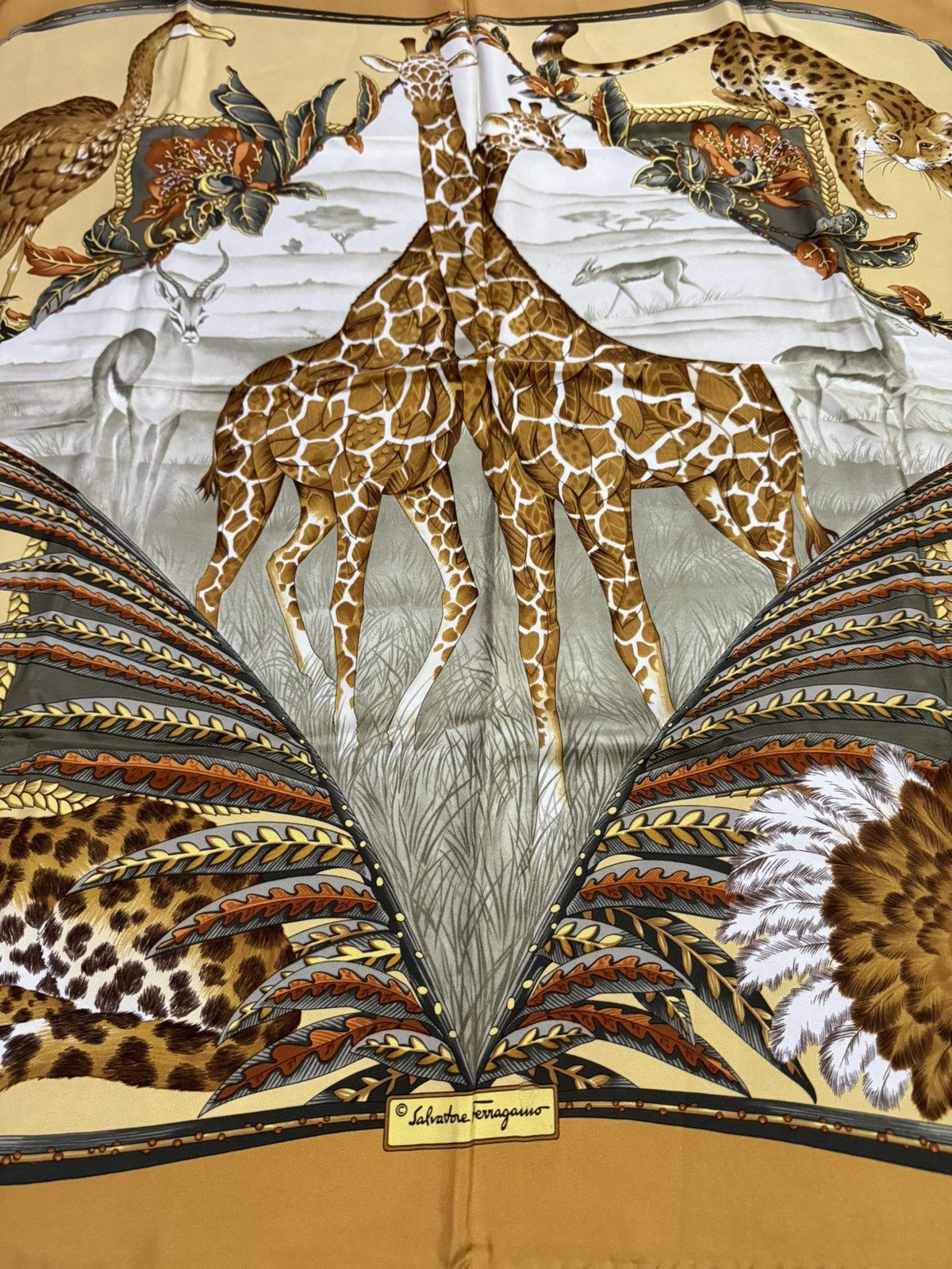 Salvatore Ferragamo Salvatore ferragamo animal print silk scarves Size ONE SIZE - 5 Thumbnail