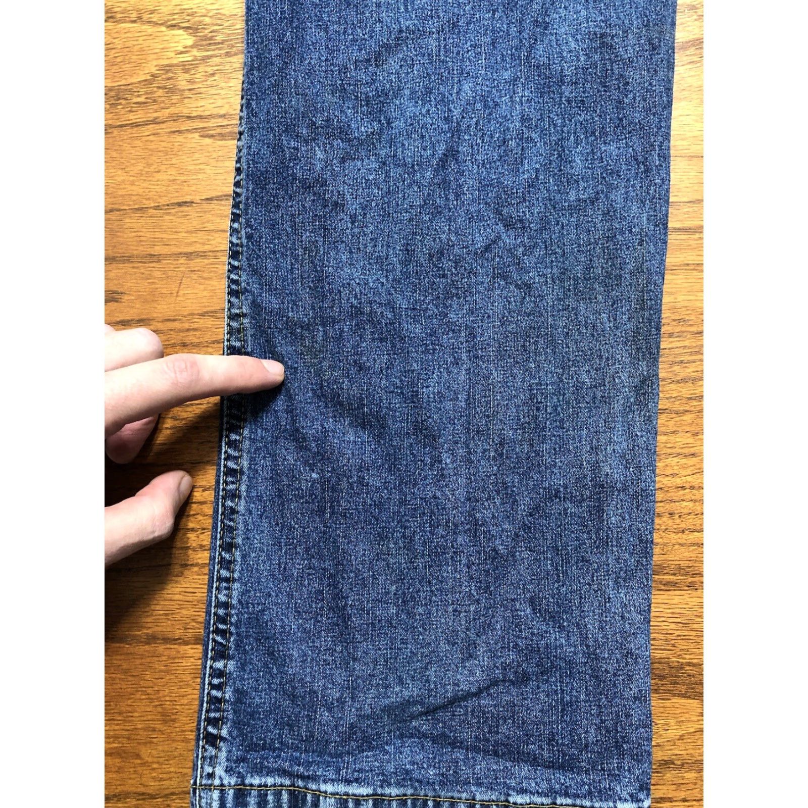 Wrangler Vtg Wrangler Cowboy Cut Slim High Rise Jeans 18MWZ Womens 9 X 35 Blue Western Slim Jeans Womens 9 X35 Blue Size 30" / US 8 / IT 44 - 4 Thumbnail