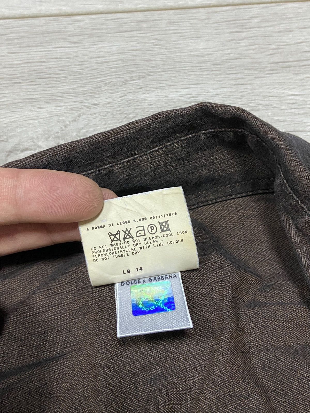 Dolce & Gabbana Dolce&Gabbana vintage zip big logo shirt Size US L / EU 52-54 / 3 - 7 Thumbnail