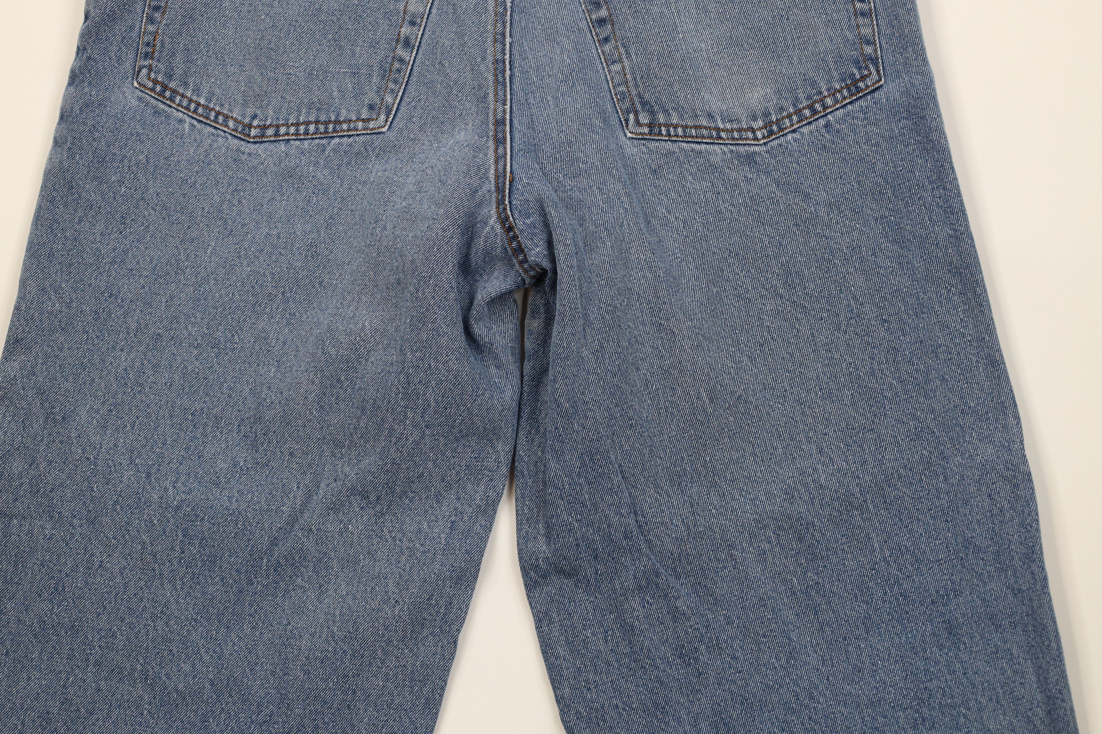 Vintage Vintage 90s Streetwear Lined Wide Leg Denim Jeans Blue Size US 36 / EU 52 - 14 Thumbnail