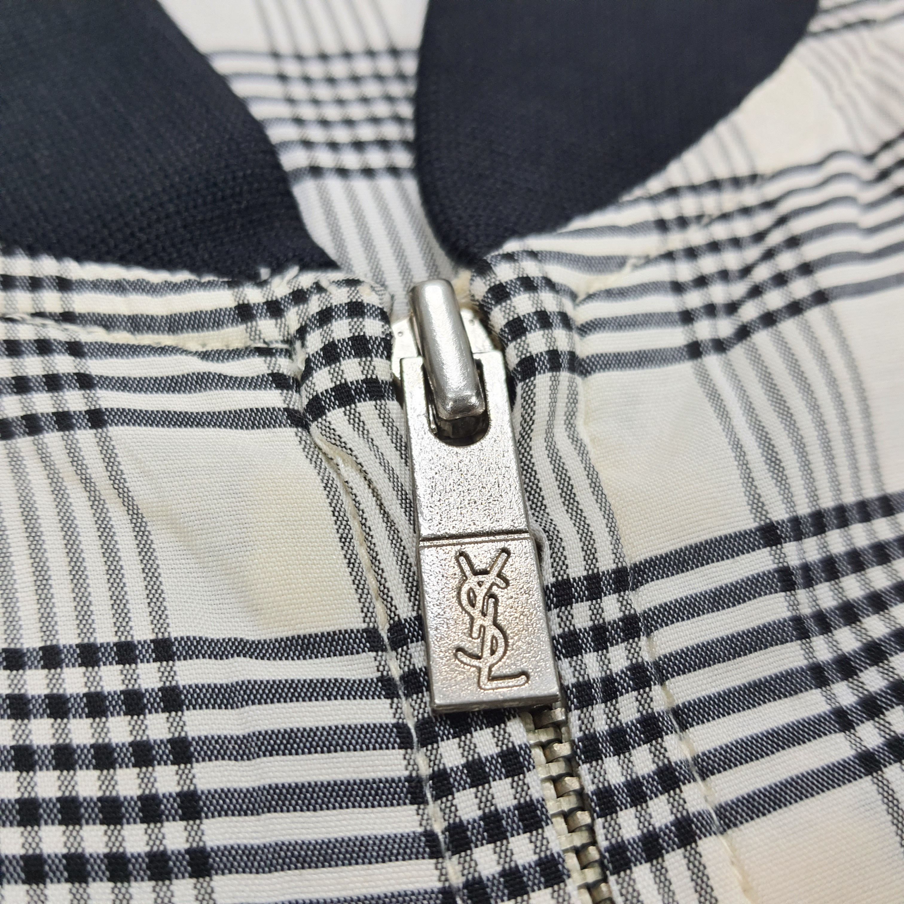 Vintage × Yves Saint Laurent Vintage YSL Yves Saint Laurent Zipper Jacket Size US XL / EU 56 / 4 - 5 Thumbnail