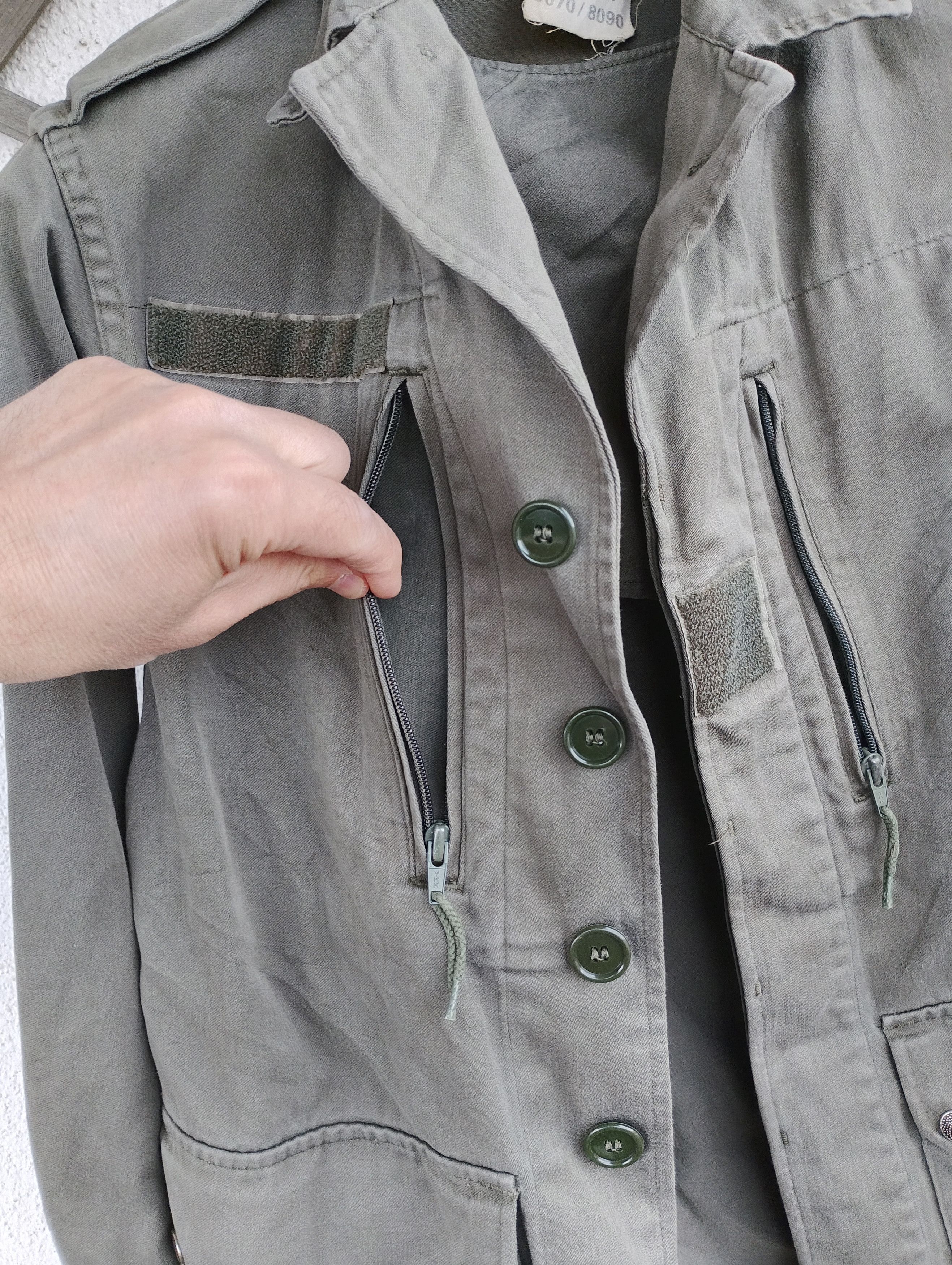 Vintage Army French Military F1 Green Field Ugecoma Paris 86 jacket Size US S / EU 44-46 / 1 - 8 Thumbnail
