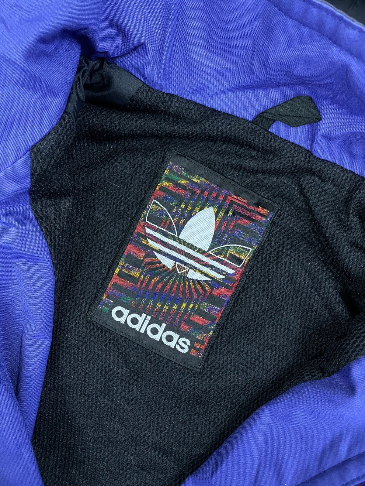Adidas 🔥RARE Vintage Adidas Three Stripes Pullover Anorak Jacket Size US L / EU 52-54 / 3 - 14 Thumbnail