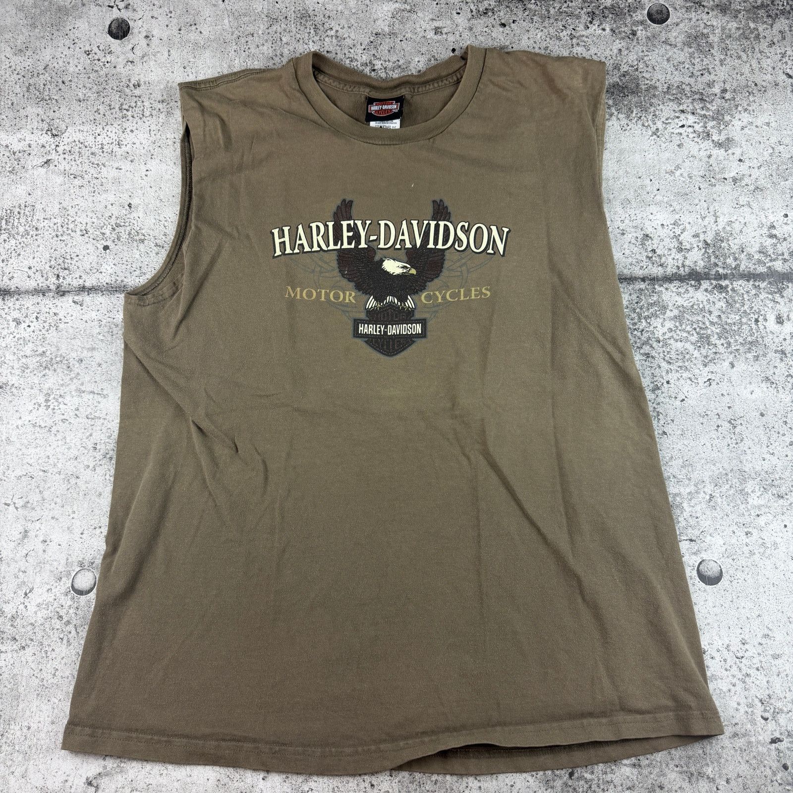 Harley Davidson Harley Davidson Sleeveless Shirt size XL Eagle Biker Shirt Size US XL / EU 56 / 4 - 1 Thumbnail