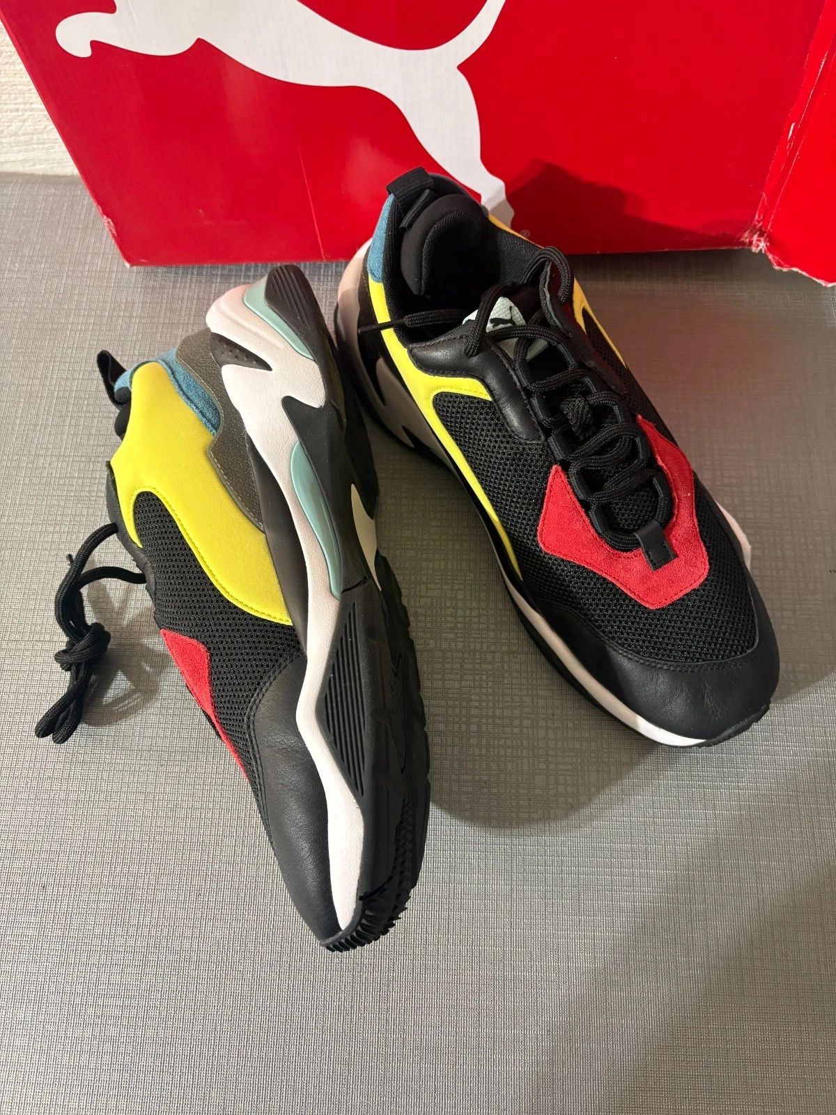 Puma PUMA Thunder Spectra Color-Block Low-Top Sneakers Size US 10 / EU 43 - 8 Thumbnail